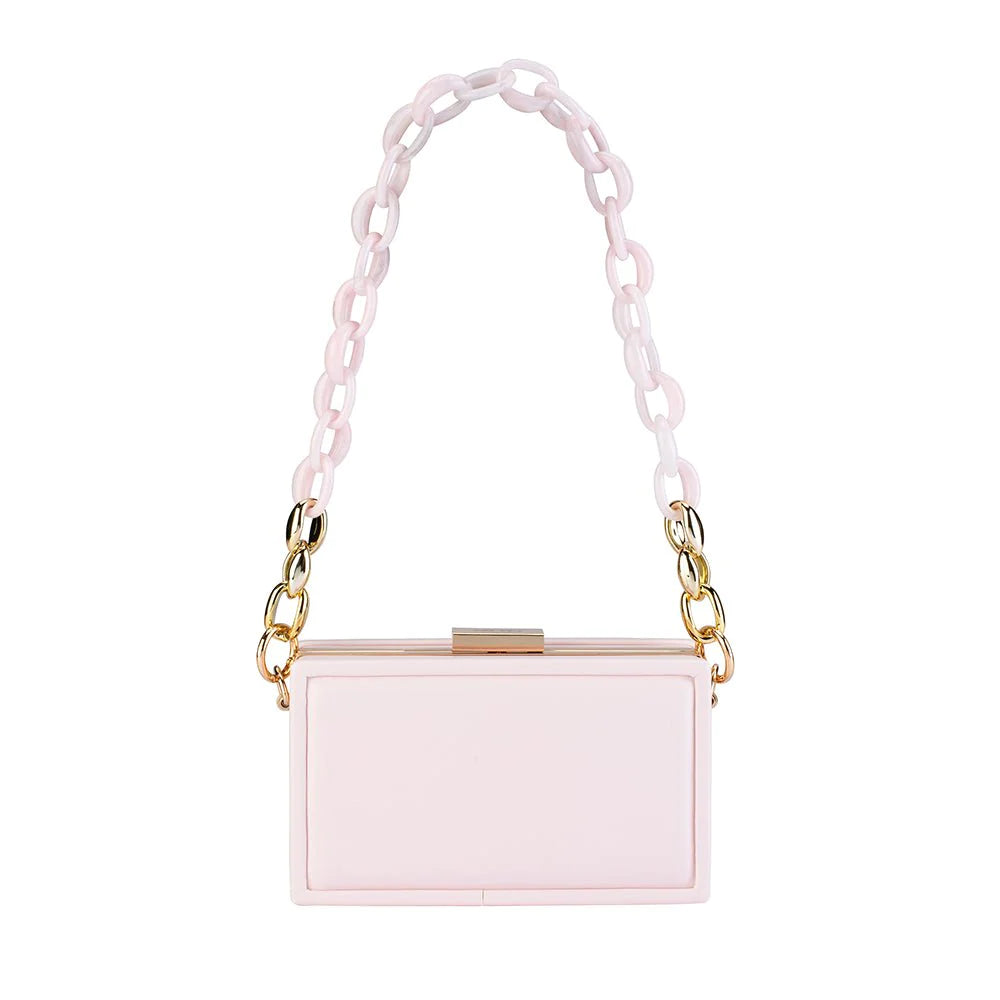 Charlotte Box Bag in Blush Charlotte Box Bag in Blush