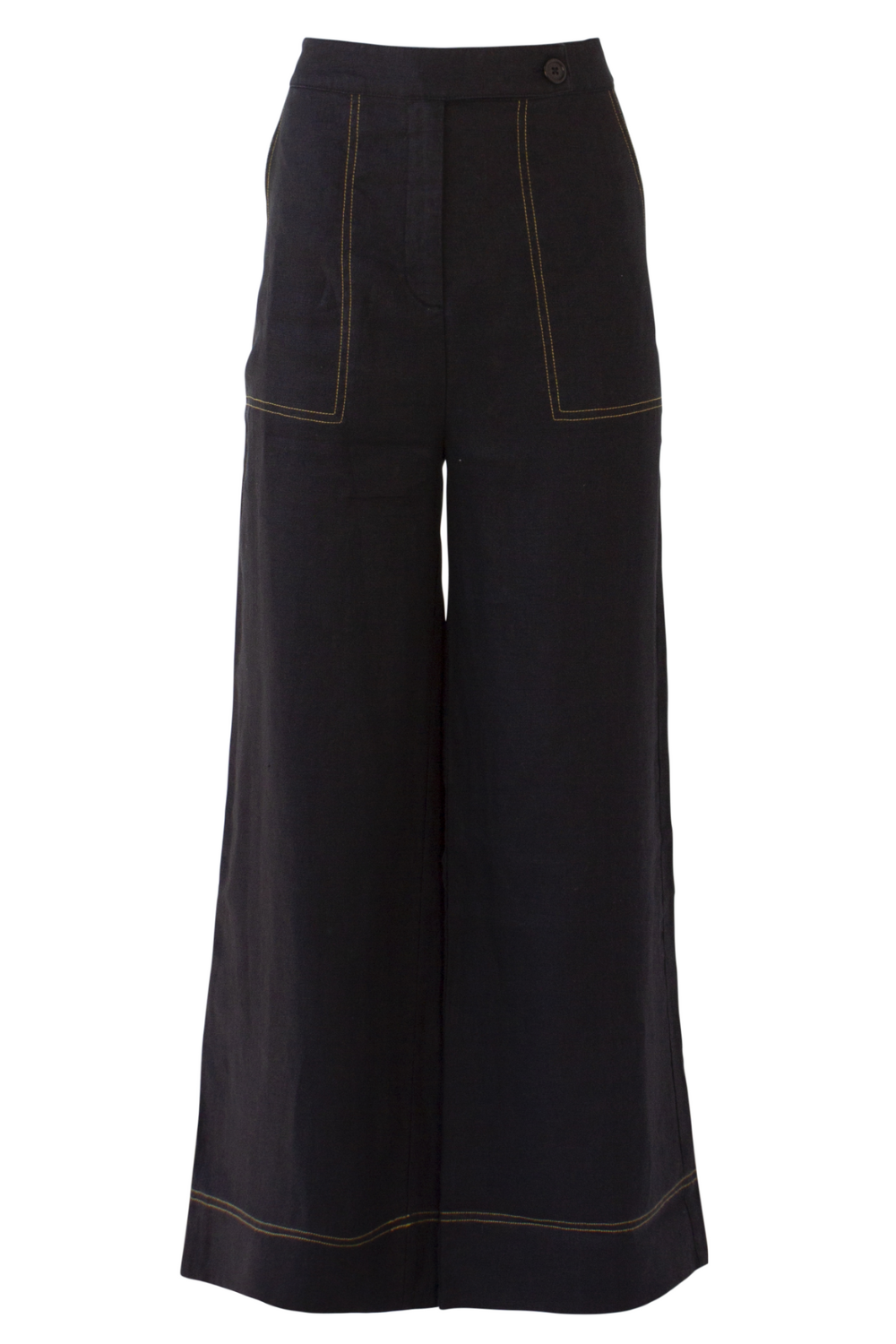 Clio Linen Pant in Black Clio Linen Pant in Black