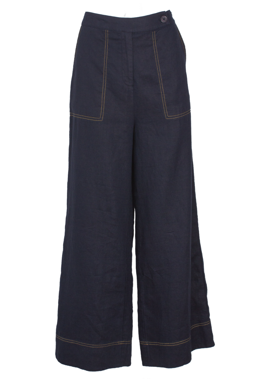 Clio Linen Pant in Navy Clio Linen Pant in Navy