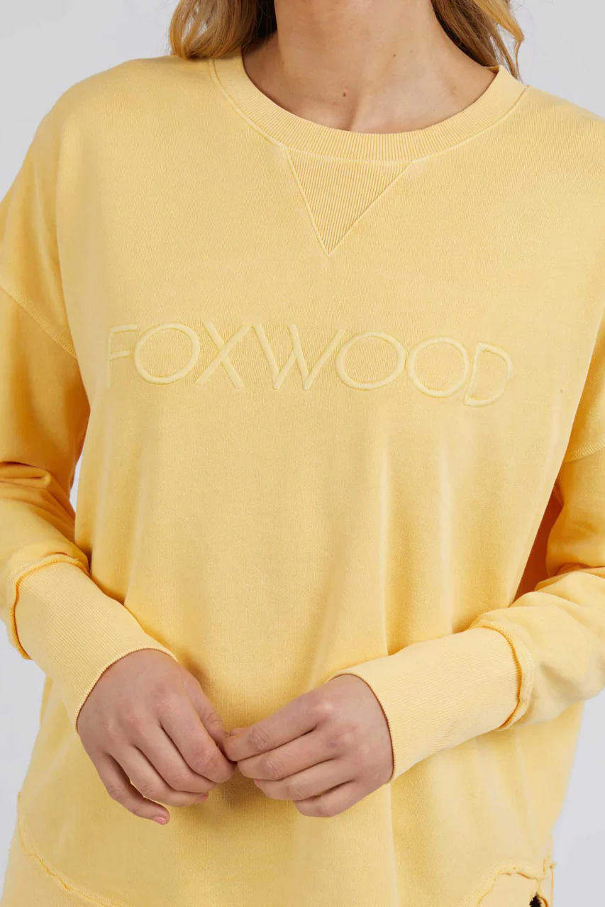 Simplified Crew in Pineapple Yellow Simplified Crew in Pineapple Yellow