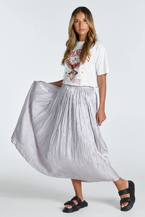 Callie Skirt in Silver Callie Skirt in Silver