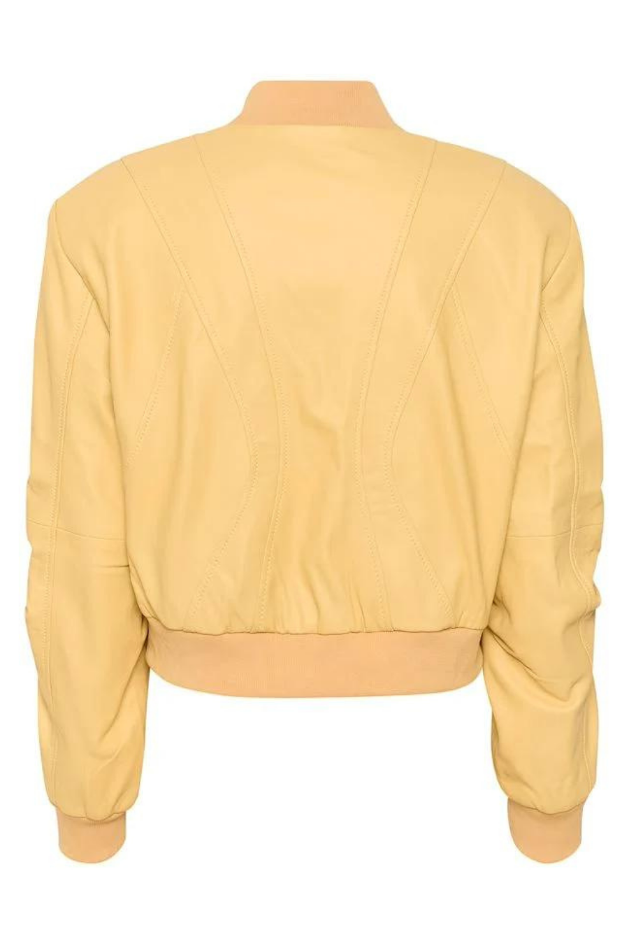 Elly Short Bomber in Dried Moss Elly Short Bomber in Dried Moss