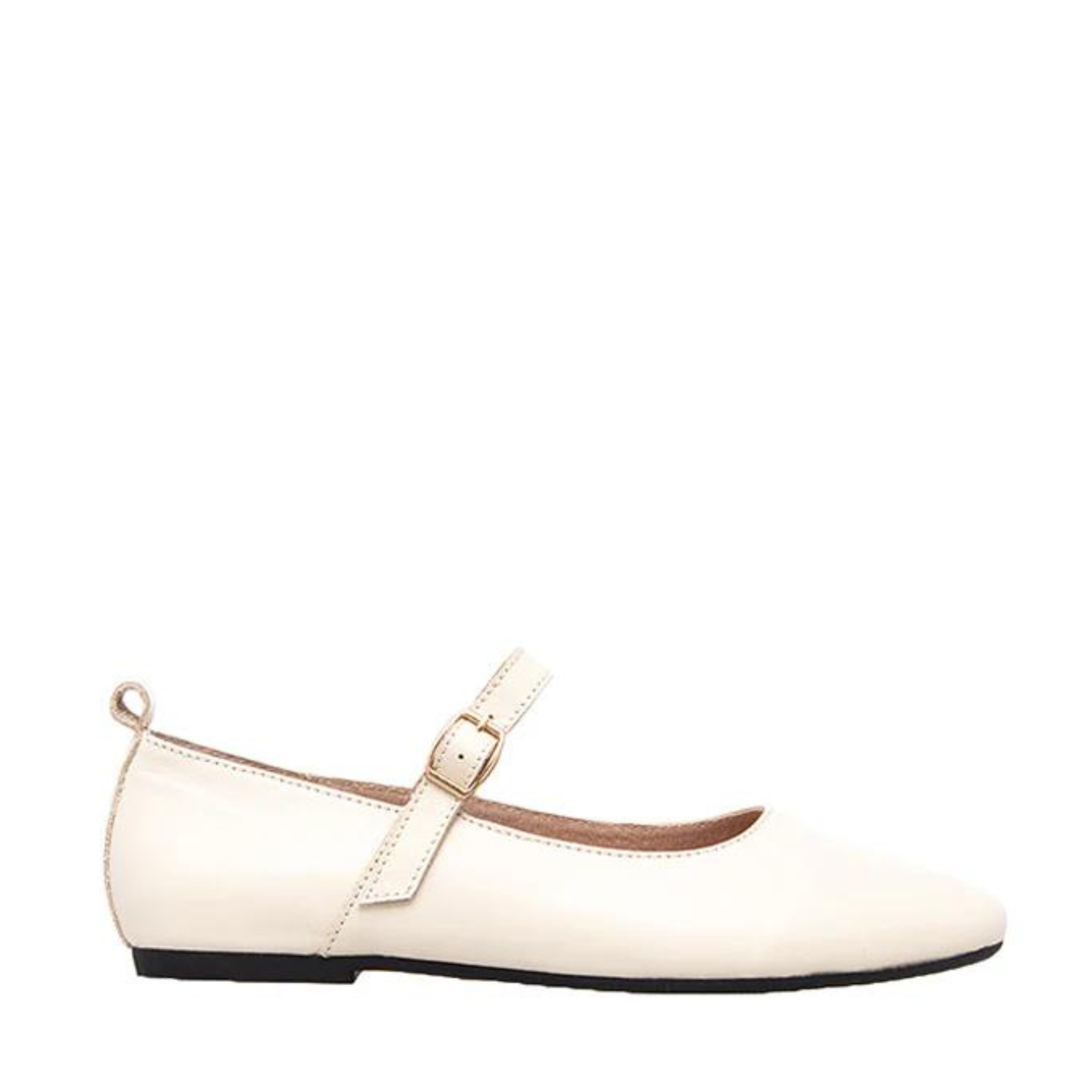 ALFIE EVIE Flirt Ballet Flat Womens Shoes ballet flats leather mary janes Cream Secret Girl Stuff