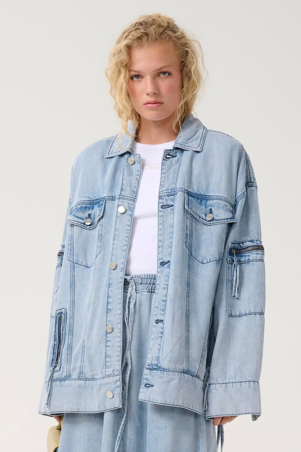 GZFelina Casual Jacket | Light Blue Wash GZFelina Casual Jacket | Light Blue Wash