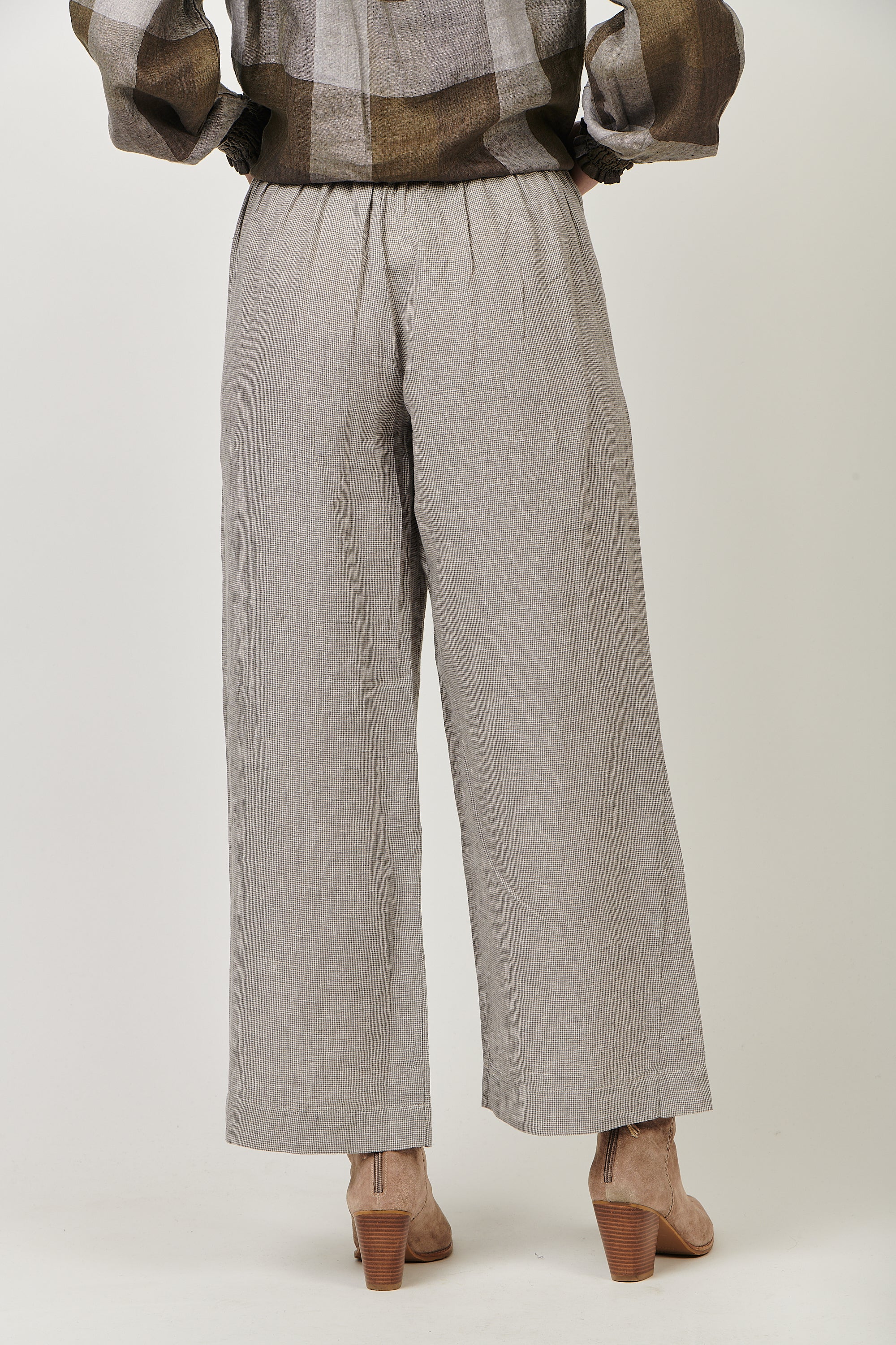 GA398 Straight Leg Pant in Breen Houndstooth GA398 Straight Leg Pant in Breen Houndstooth