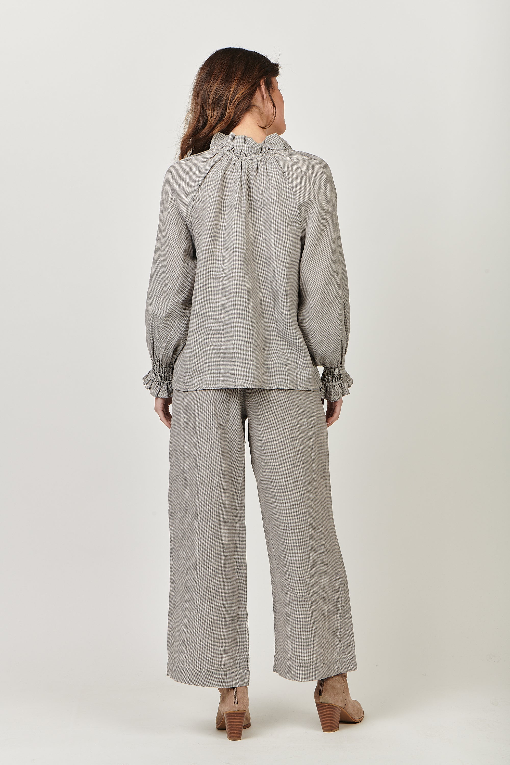 GA483 Top in Breen Houndstooth GA483 Top in Breen Houndstooth