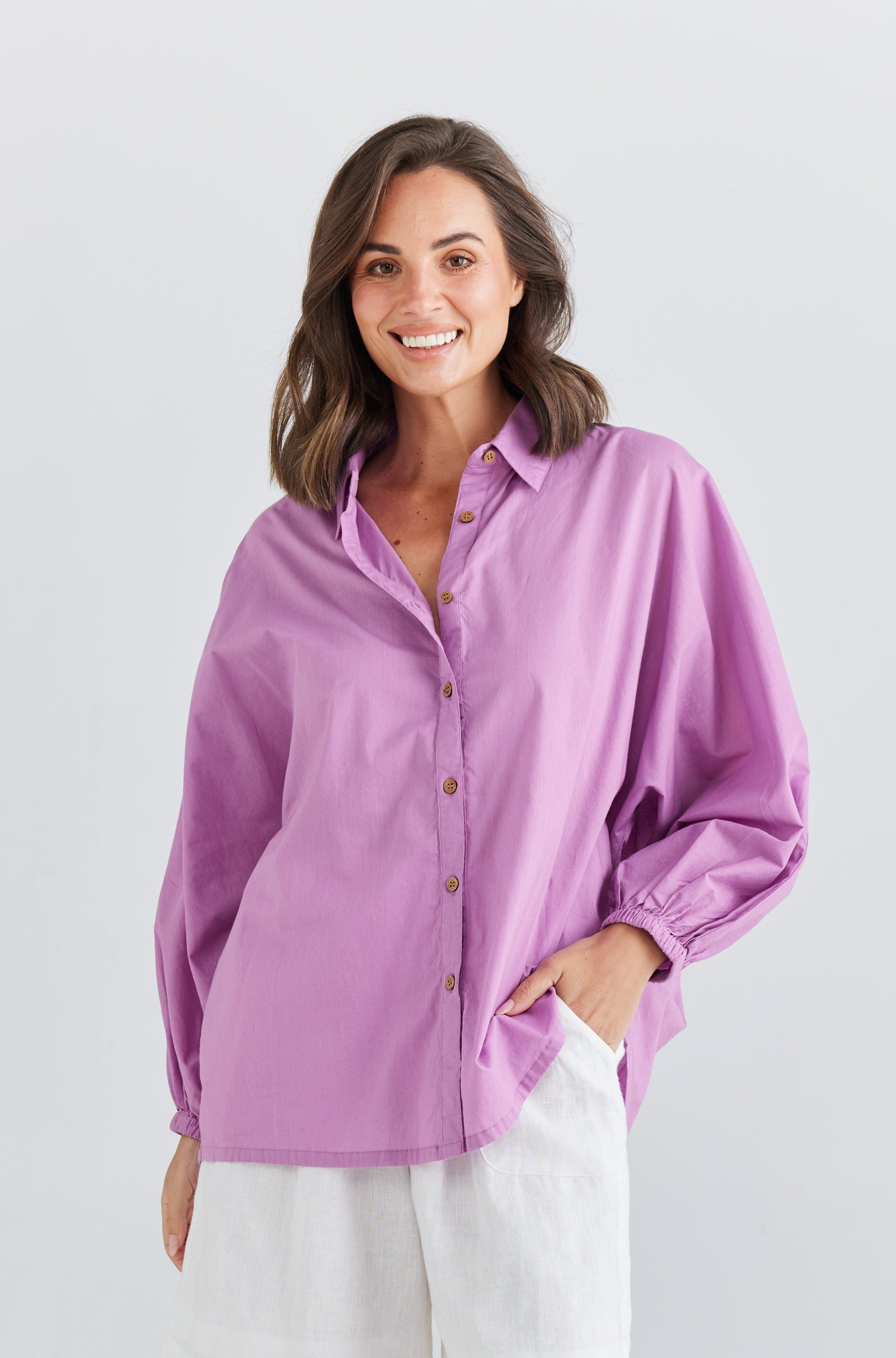 Cliffside Shirt in Lilac Cliffside Shirt in Lilac