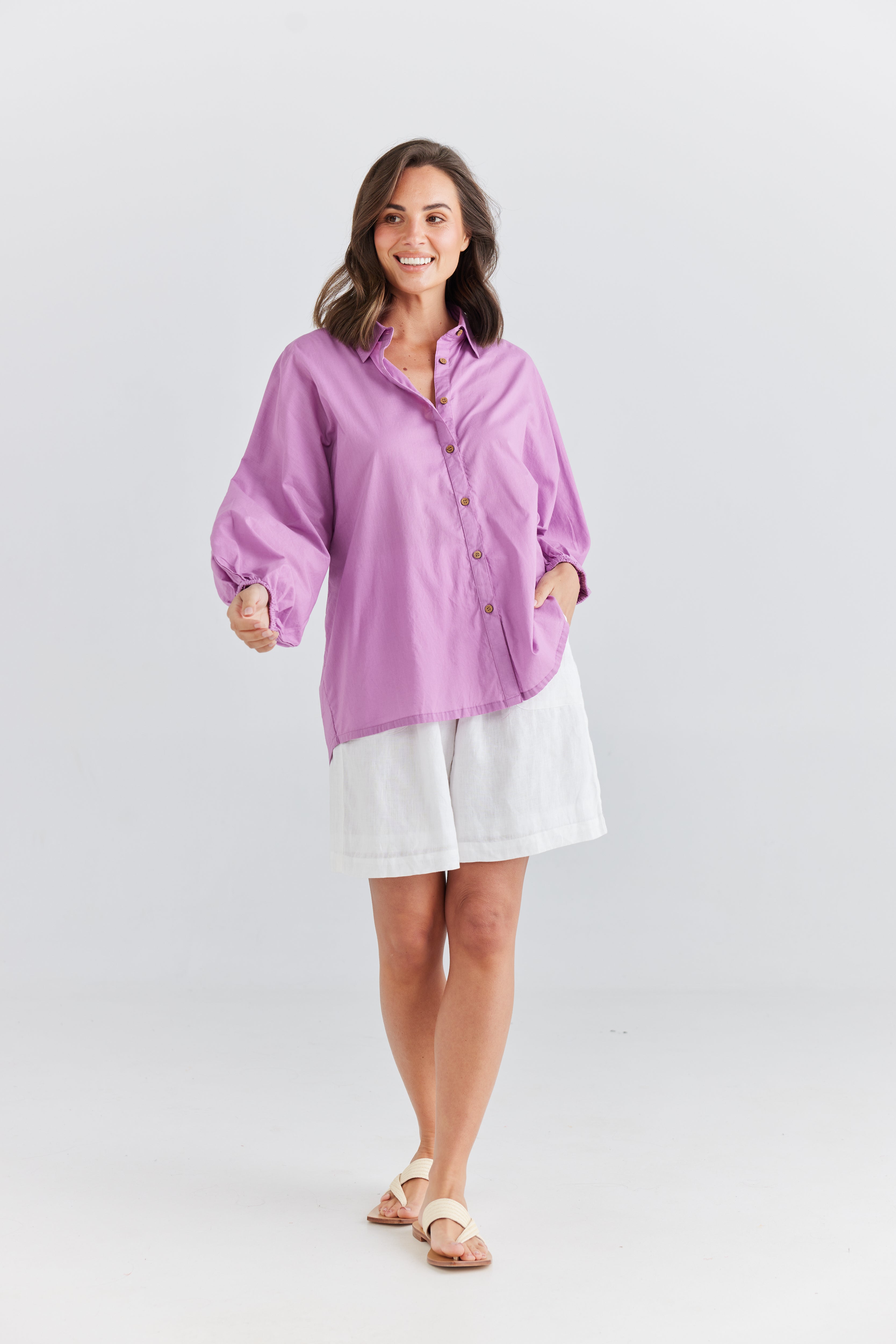 Cliffside Shirt in Lilac Cliffside Shirt in Lilac