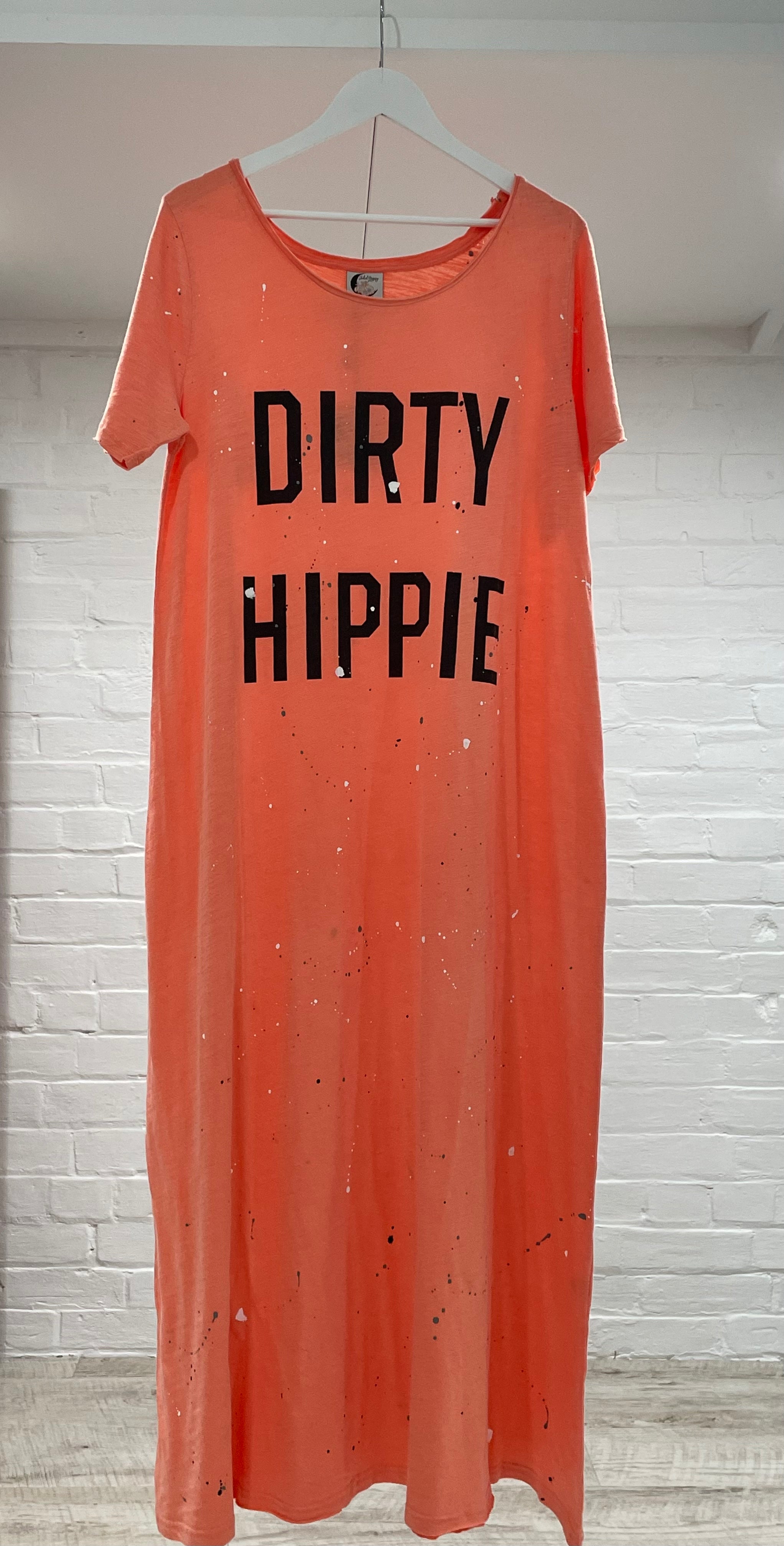 Dirty Hippie Dress in Vintage Tangerine Dirty Hippie Dress in Vintage Tangerine