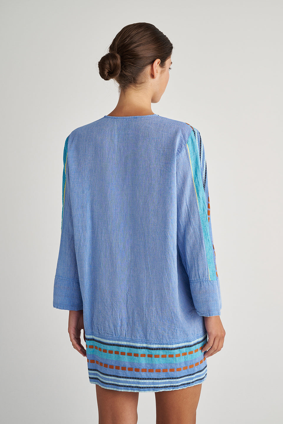 Zakar Tunic Dress in Alonissos Blue Zakar Tunic Dress in Alonissos Blue