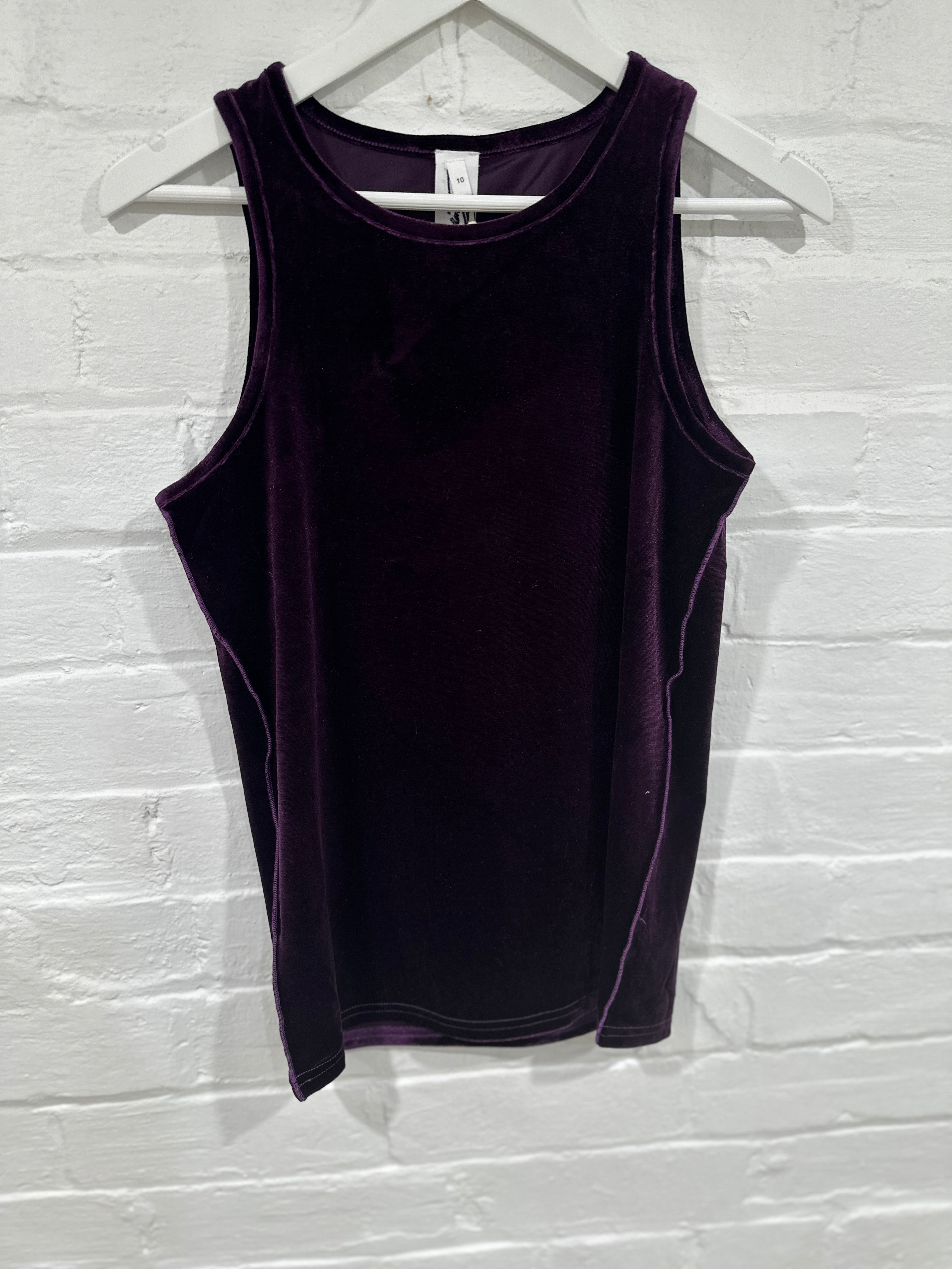 Tina Velvet Tank Top | Moss Green Tina Velvet Tank Top | Moss Green