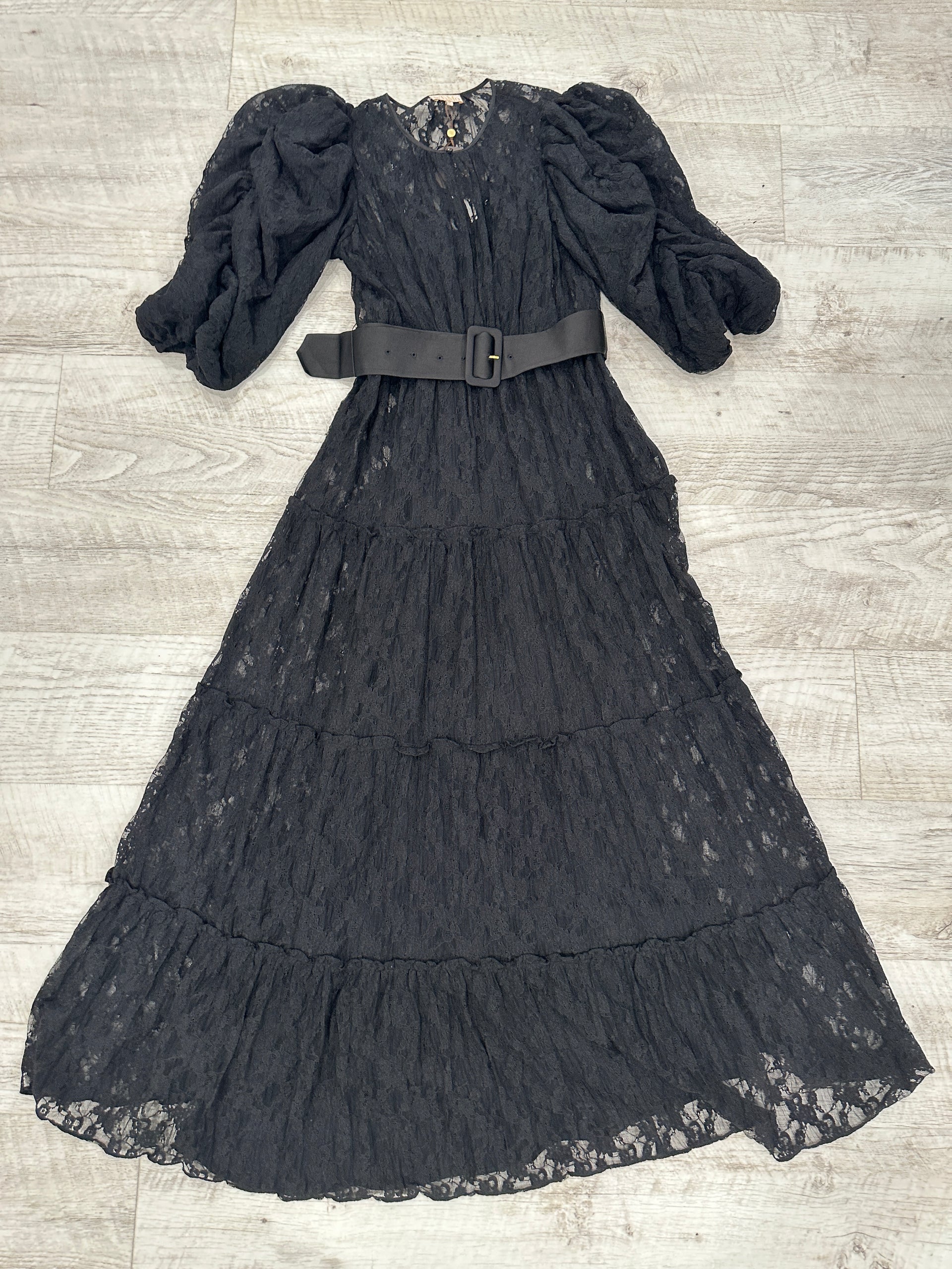 chinese dress ladies By Timo - Broderie anglaise pleated long dress main image 1