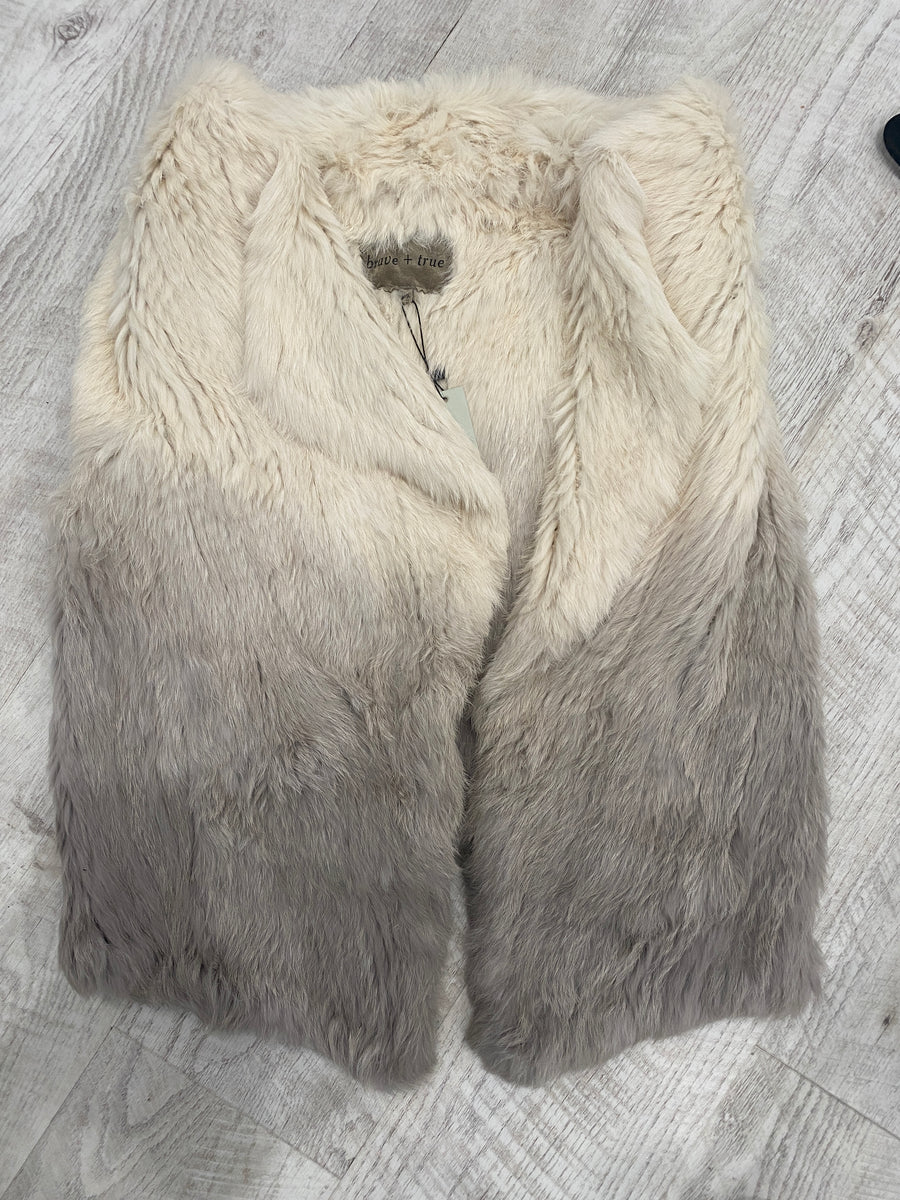 Variegated Fur Vest – Secret Girl Stuff