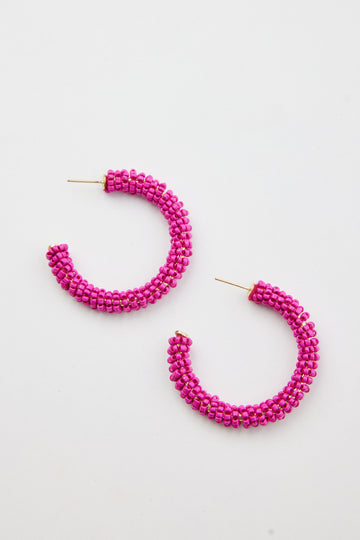 Holiday Life - Tuscany Earrings - Womens Jewellery - Pink - hoops ...