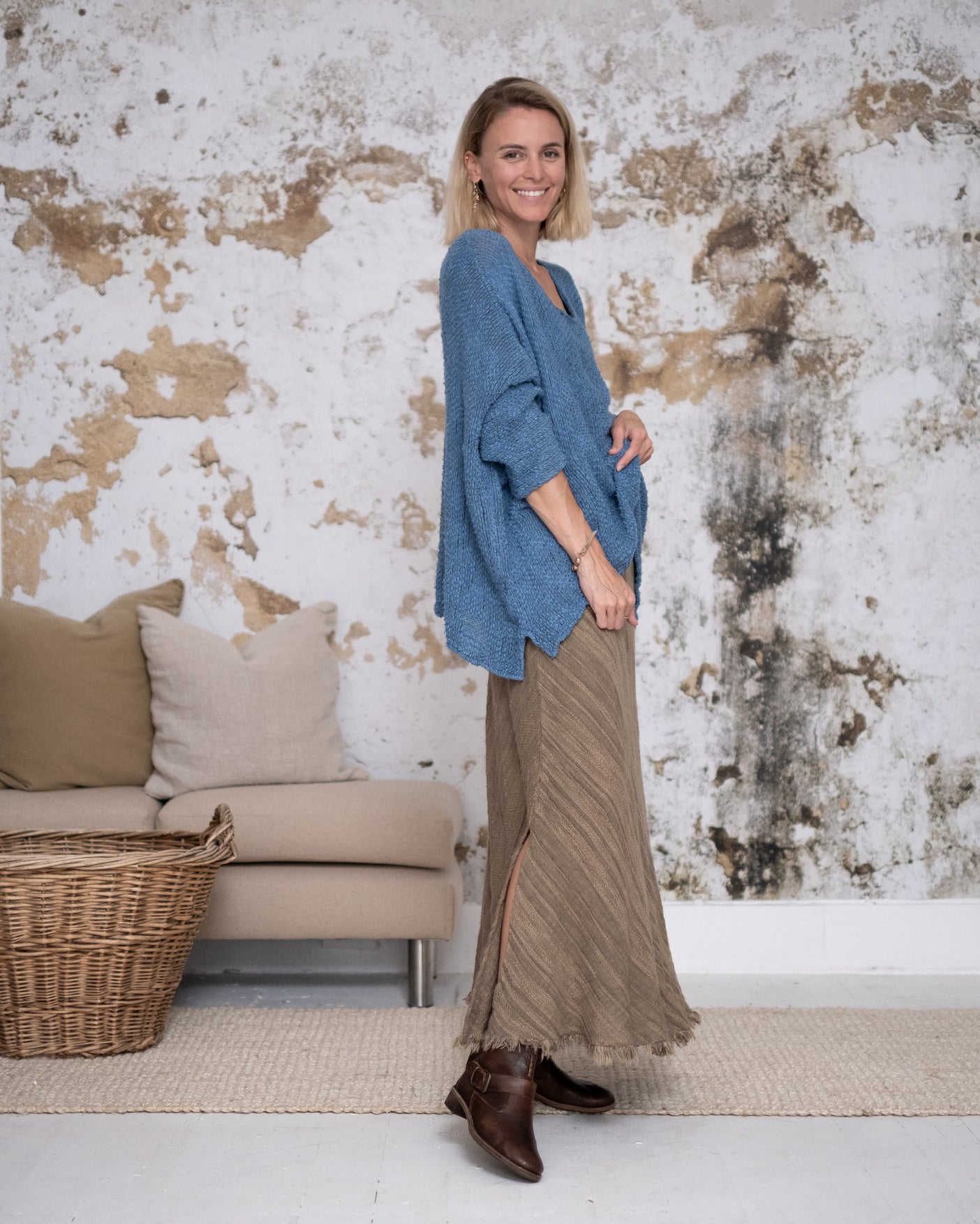 Maglia Foglia - Tela Campo - Nero Maglia Foglia - Tela Campo - Nero