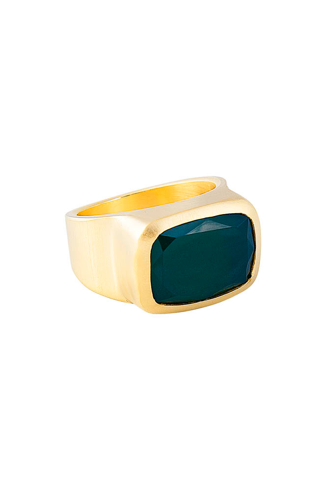 Free-Form Malachite Cocktail Ring Free-Form Malachite Cocktail Ring