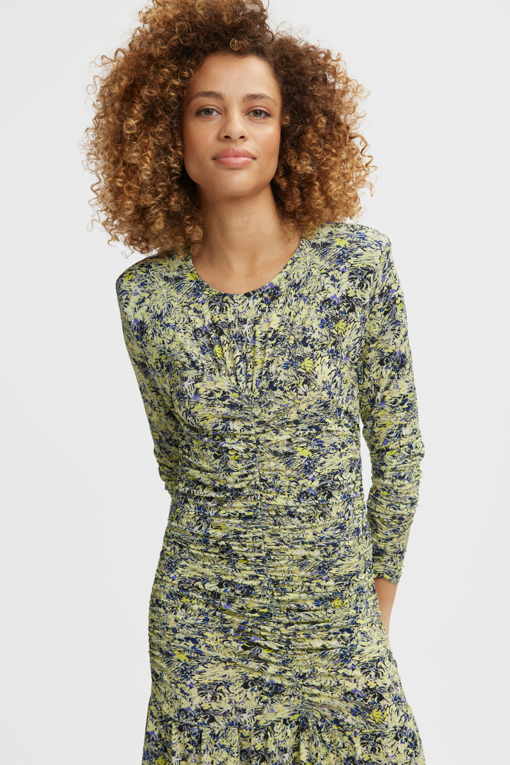 Minuly Dress in Green Floral Minuly Dress in Green Floral