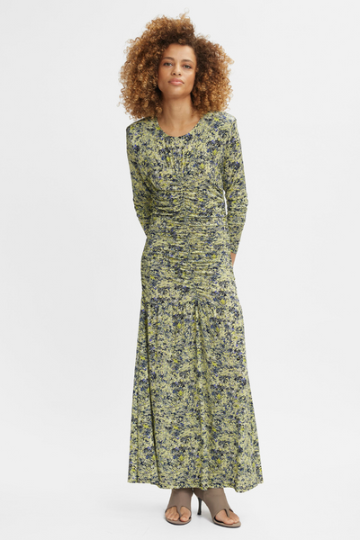 Minuly Dress in Green Floral Minuly Dress in Green Floral