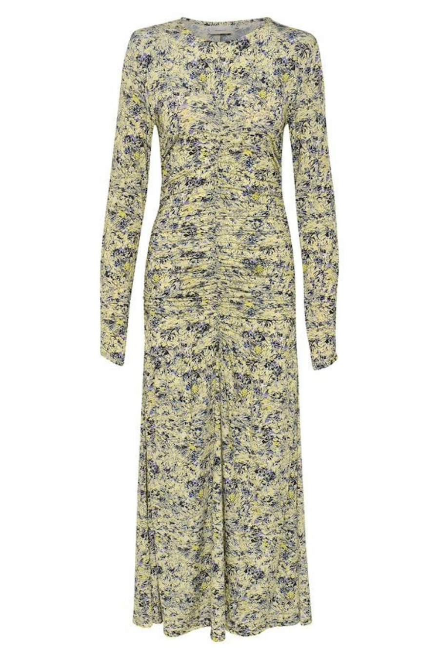 Gestuz - Minuly Dress in Green Floral - Women's Clothing - New arrivals midi green floral long sleeves ELSHAM BOUTIQUE Gestuz - Minuly Dress in Green Floral - Women's Clothing - New arrivals midi green floral long sleeves ELSHAM BOUTIQUE