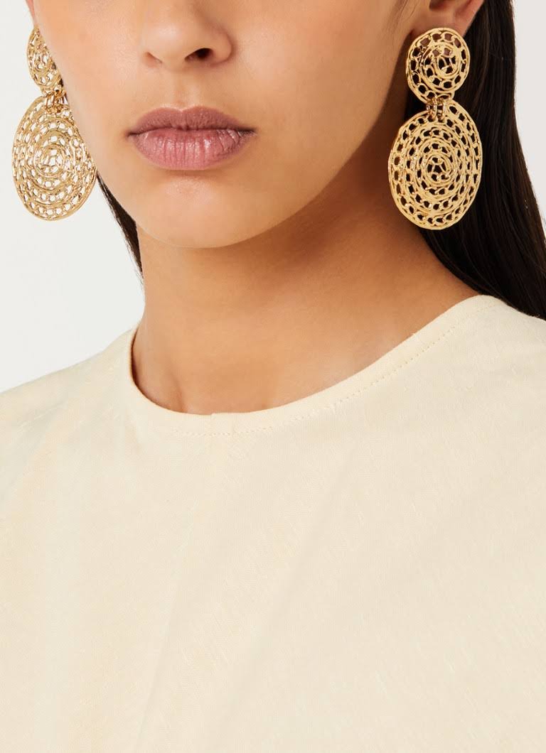 Onde Chaine Gold Earrings Onde Chaine Gold Earrings