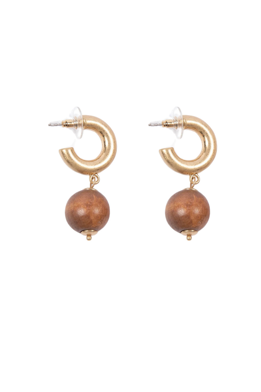 Playa Earrings in Dark Wood Playa Earrings in Dark Wood
