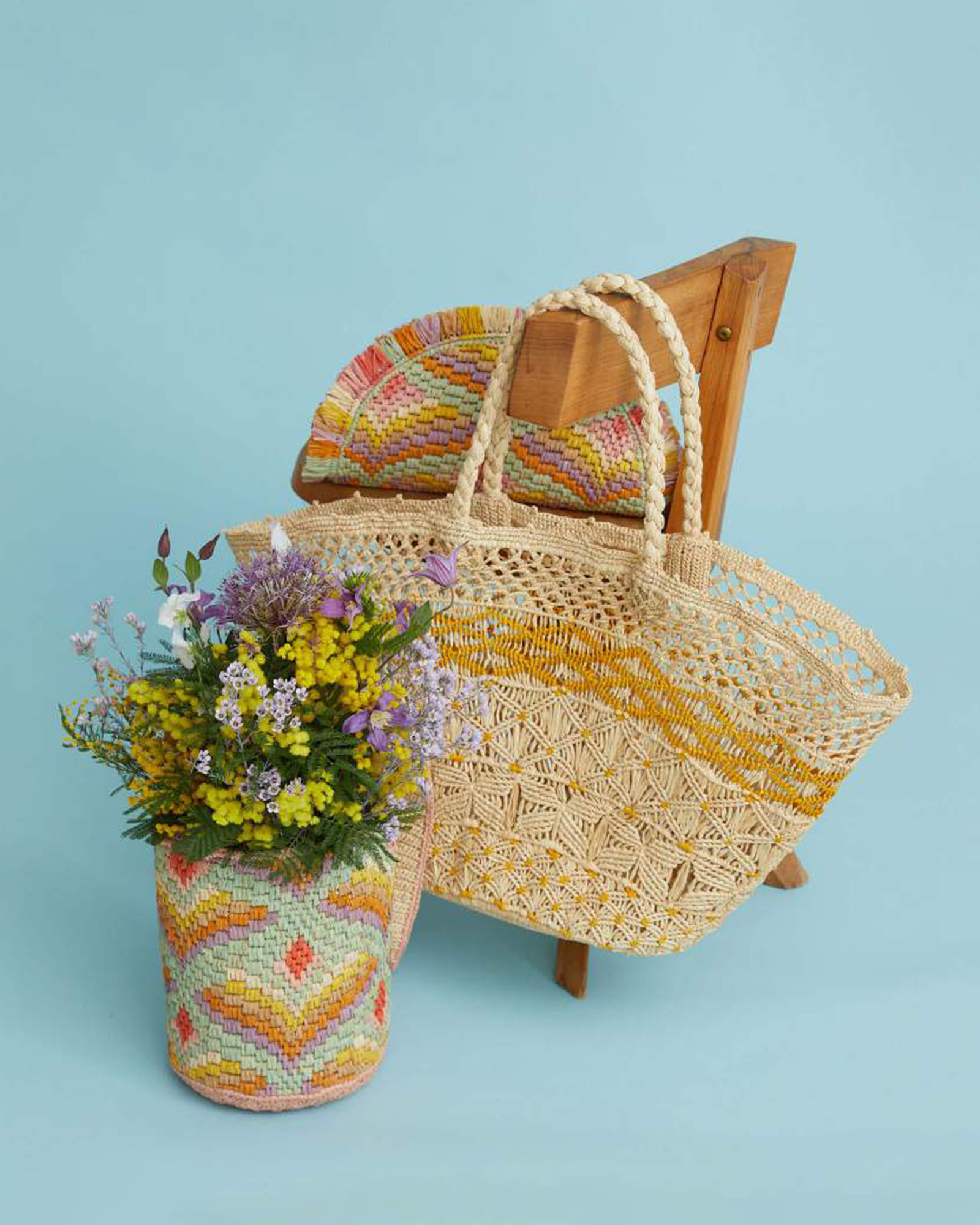 Panier XL Bag Raffia in Mimosa Panier XL Bag Raffia in Mimosa
