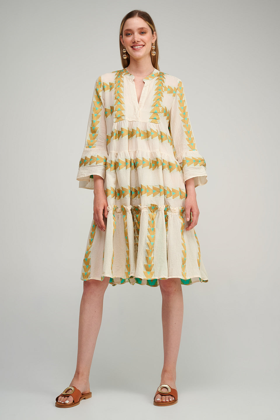 Zakar Midi Dress in Aqua Zakar Midi Dress in Aqua