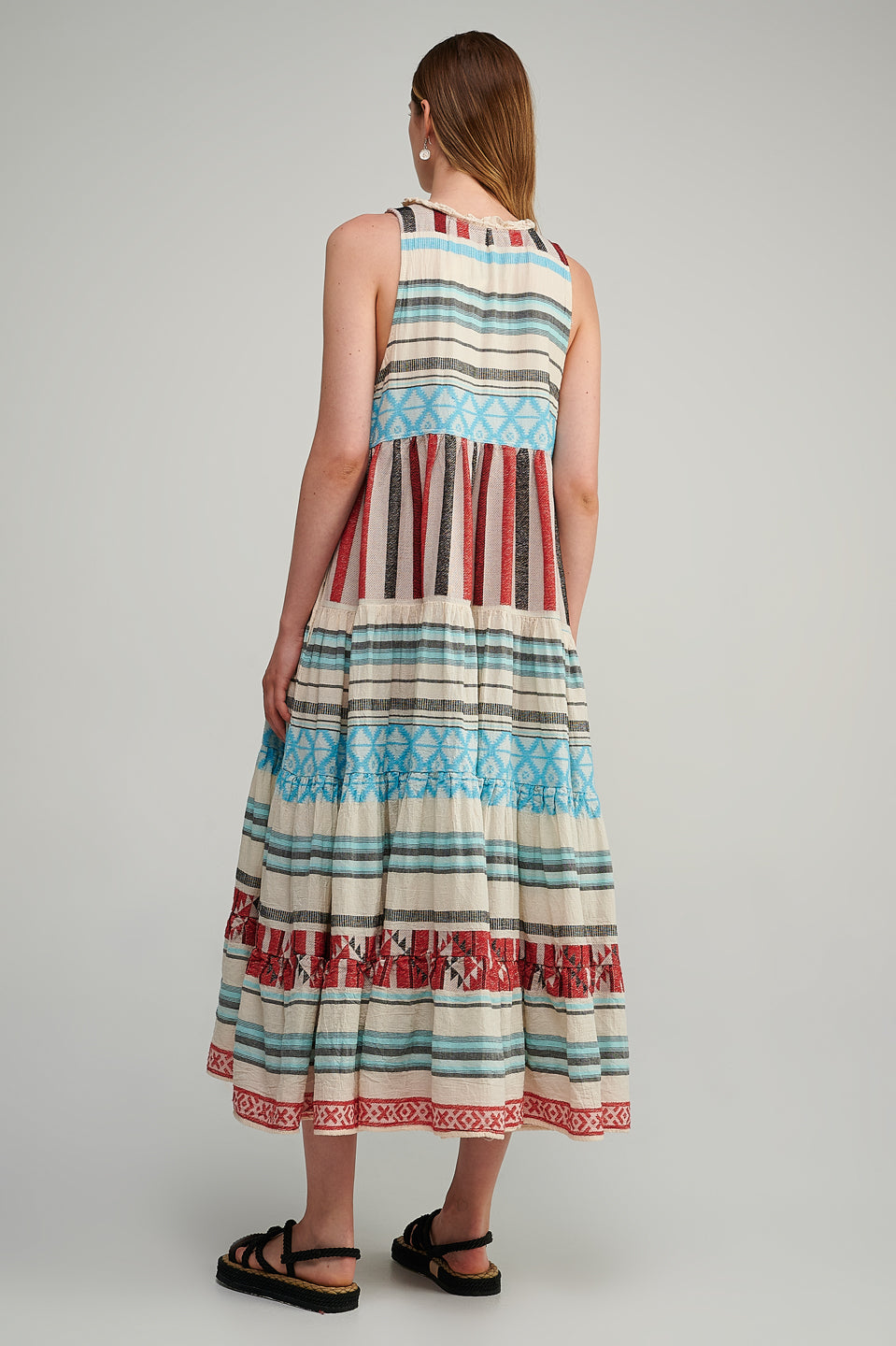 Sleeveless Zakar Maxi Dress in Red Sleeveless Zakar Maxi Dress in Red