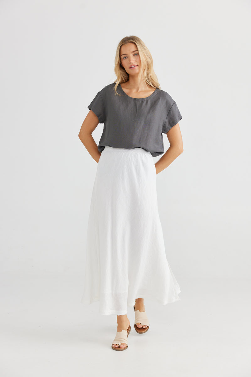 The Shanty Corporation - Sicily Skirt in White - Pre Order - Skirt ...