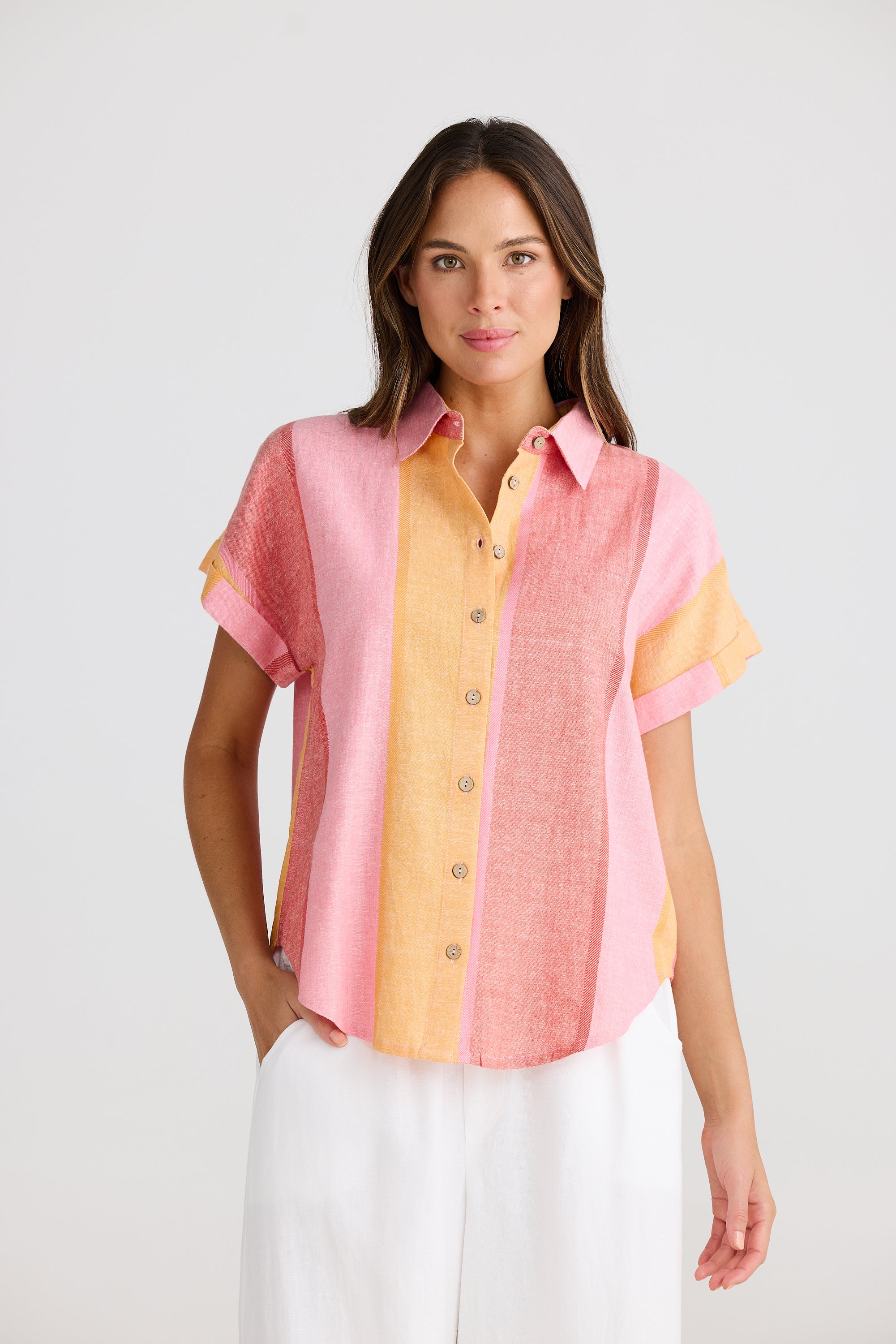 Dune Shirt in Lisbon Stripe Dune Shirt in Lisbon Stripe