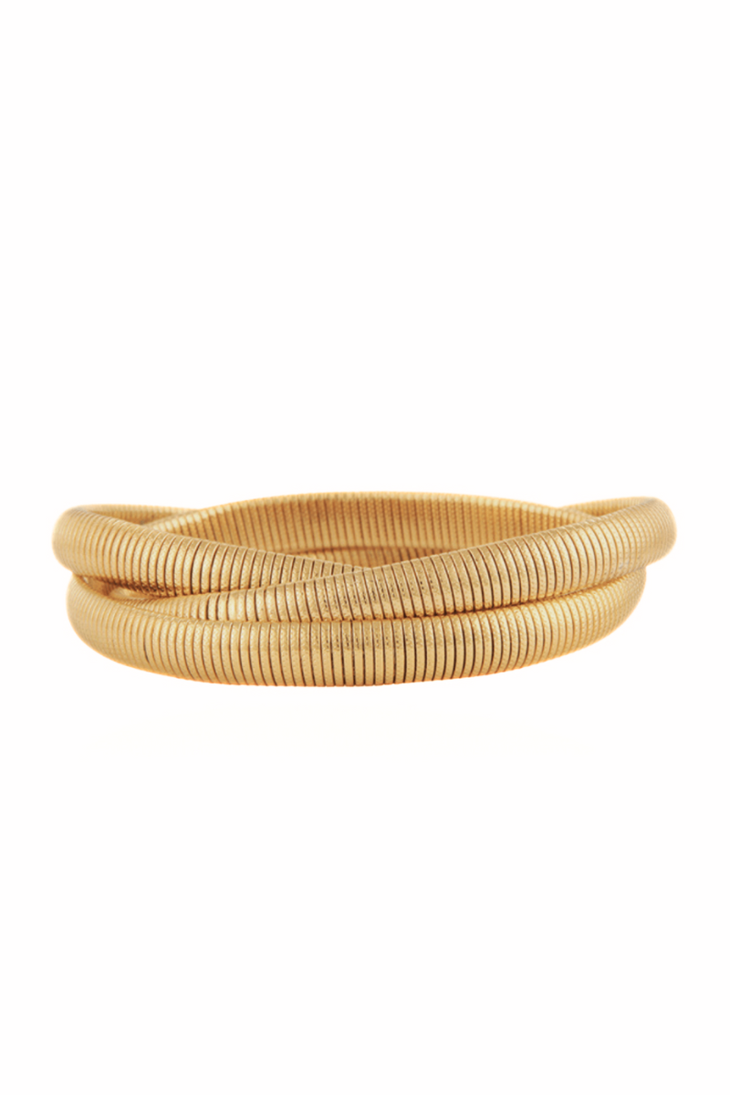 Infinity Three Rows Bracelet in Gold Infinity Three Rows Bracelet in Gold
