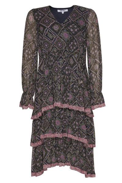 Spirited Dress in Olive Multi Spirited Dress in Olive Multi