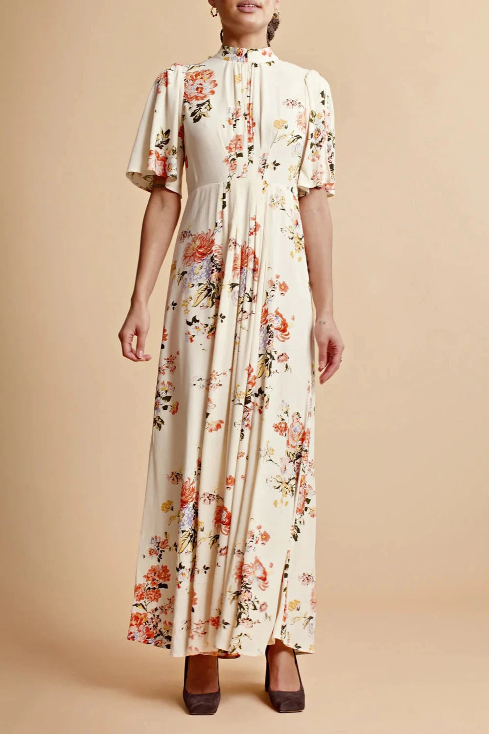 Summer Tieback Gown in Dahlia Summer Tieback Gown in Dahlia