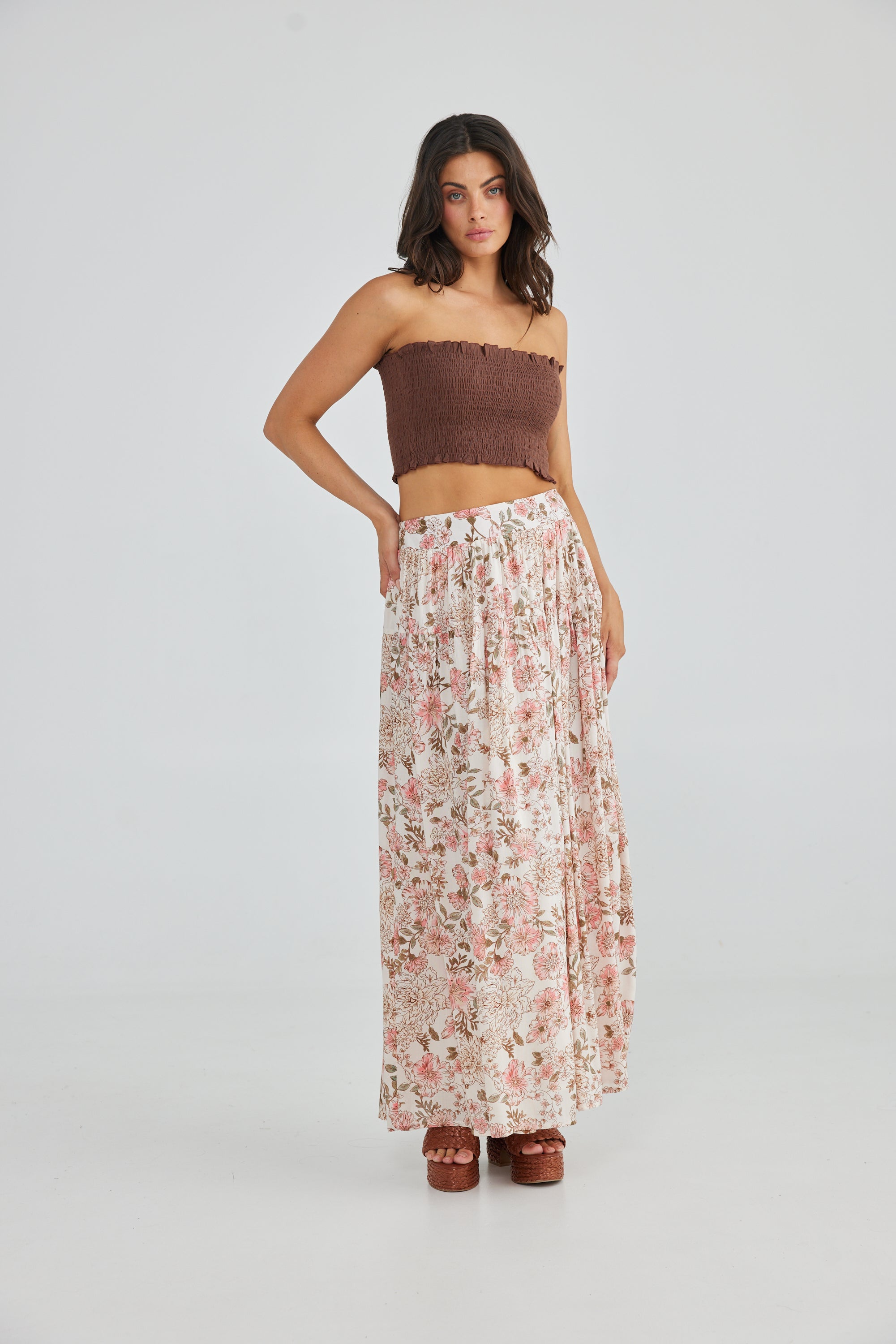Phoenix Bandeau in Cocoa Phoenix Bandeau in Cocoa