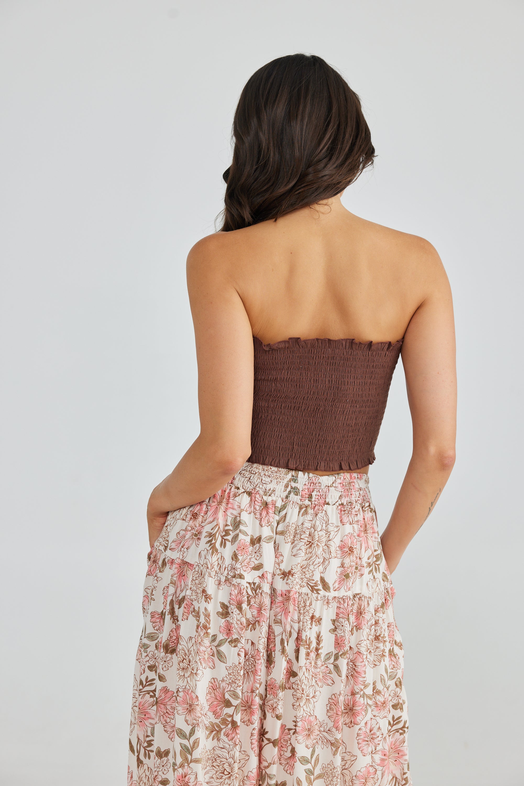 Phoenix Bandeau in Cocoa Phoenix Bandeau in Cocoa