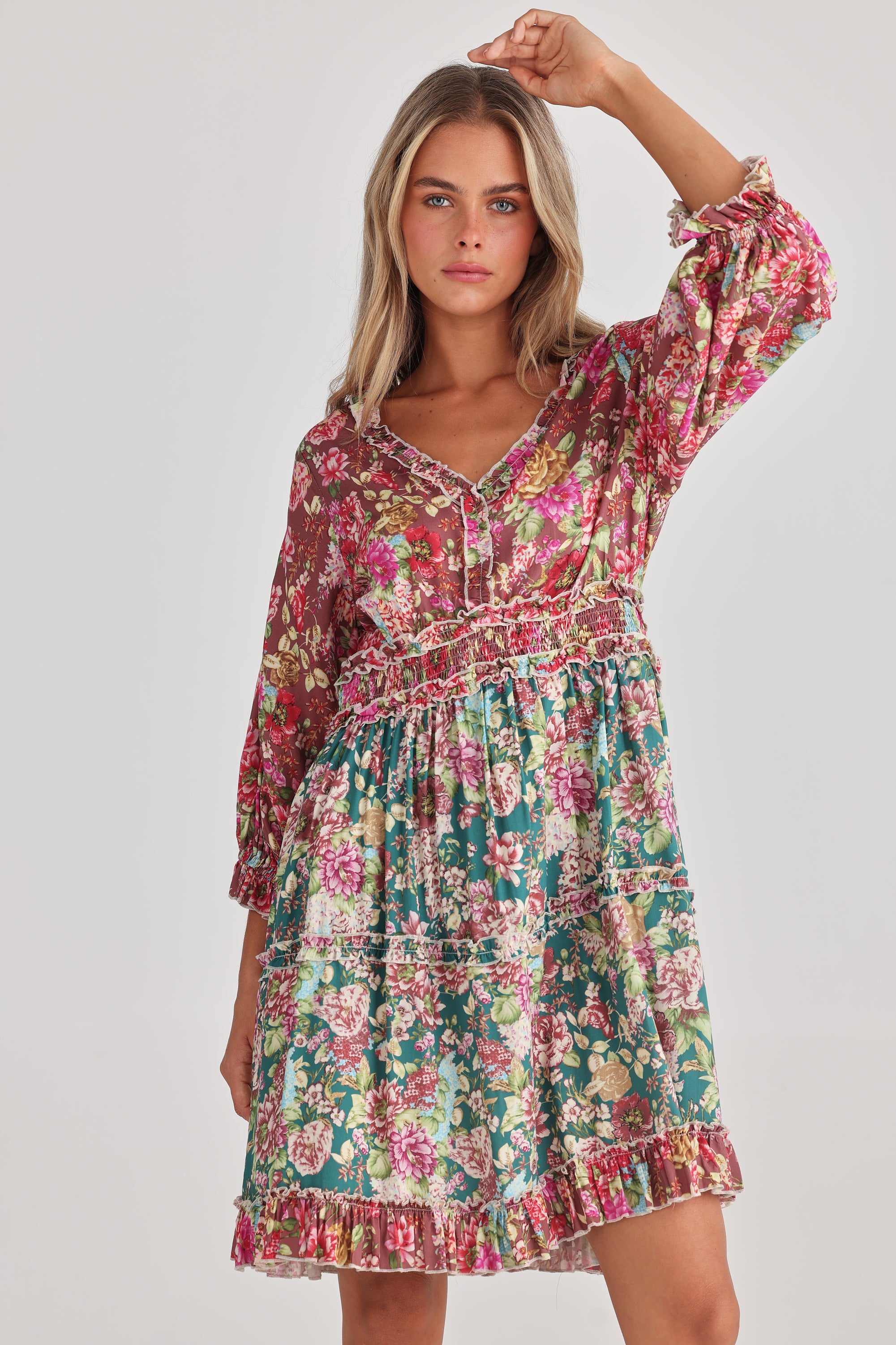 Austen Dress in Rose Garden Austen Dress in Rose Garden