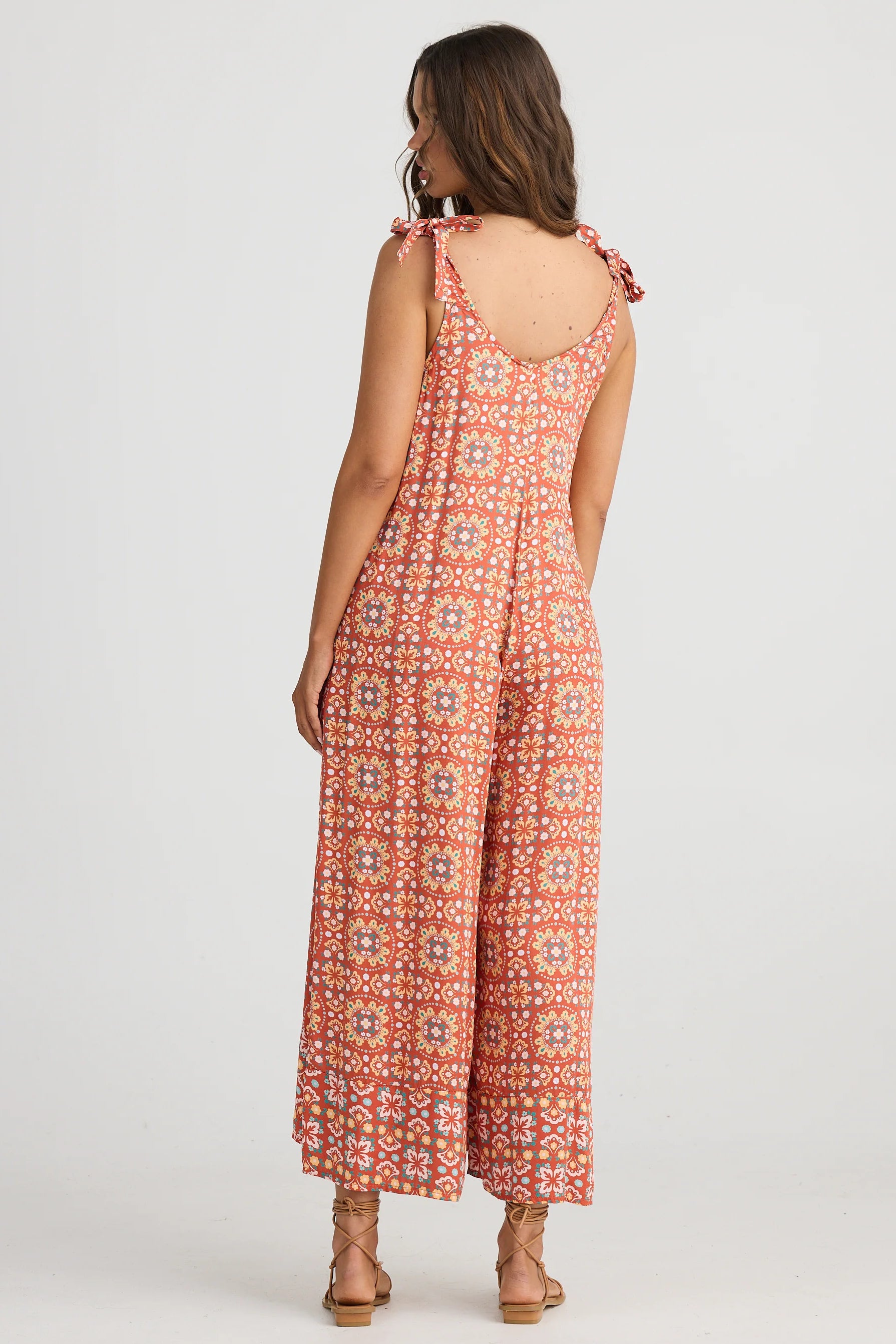 Temple Jumpsuit in Medina Spice Temple Jumpsuit in Medina Spice