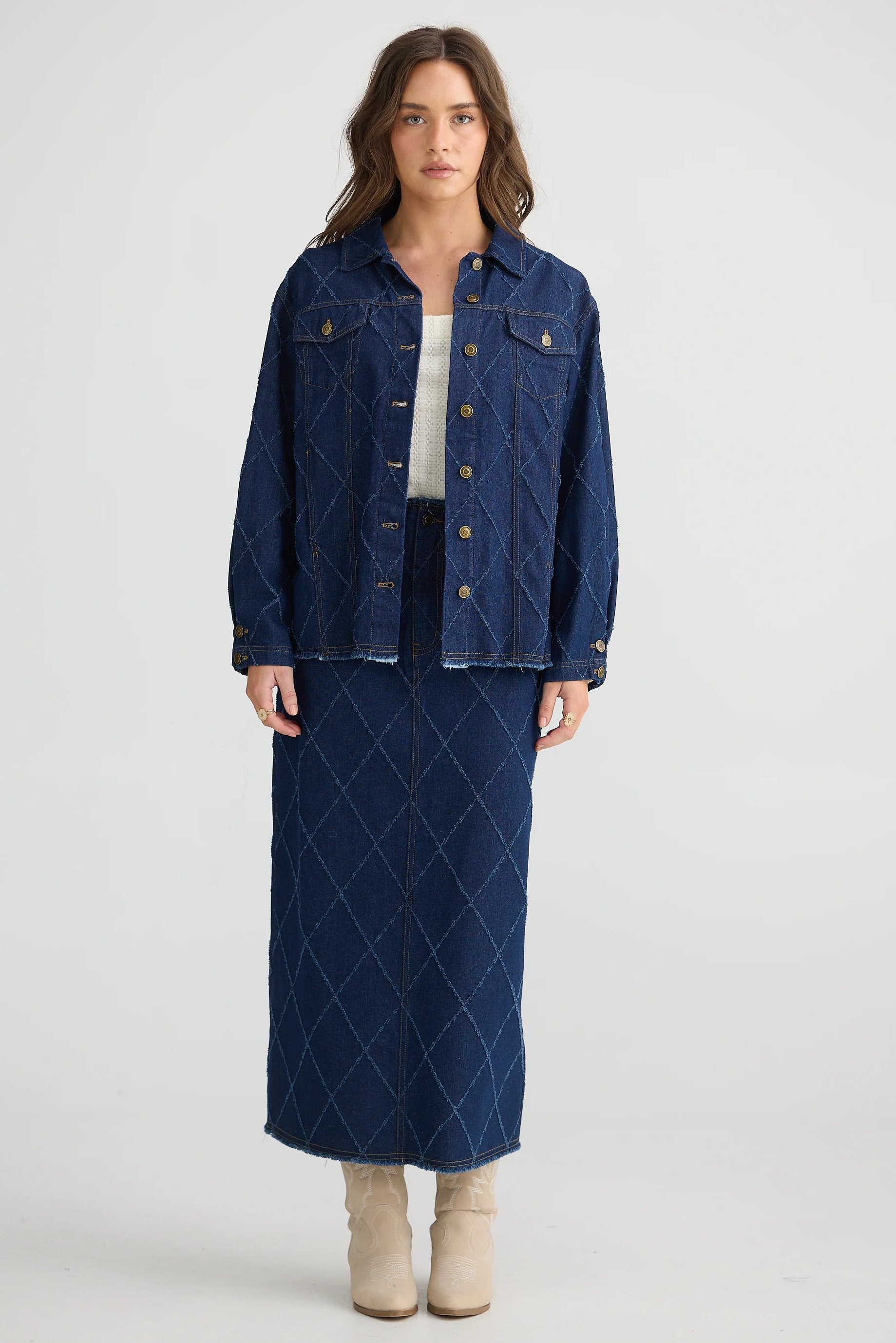 Macey Skirt | Dark Diamond Denim Macey Skirt | Dark Diamond Denim