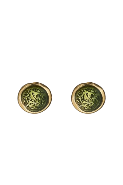 Tonda 02 Earrings in Green Tonda 02 Earrings in Green
