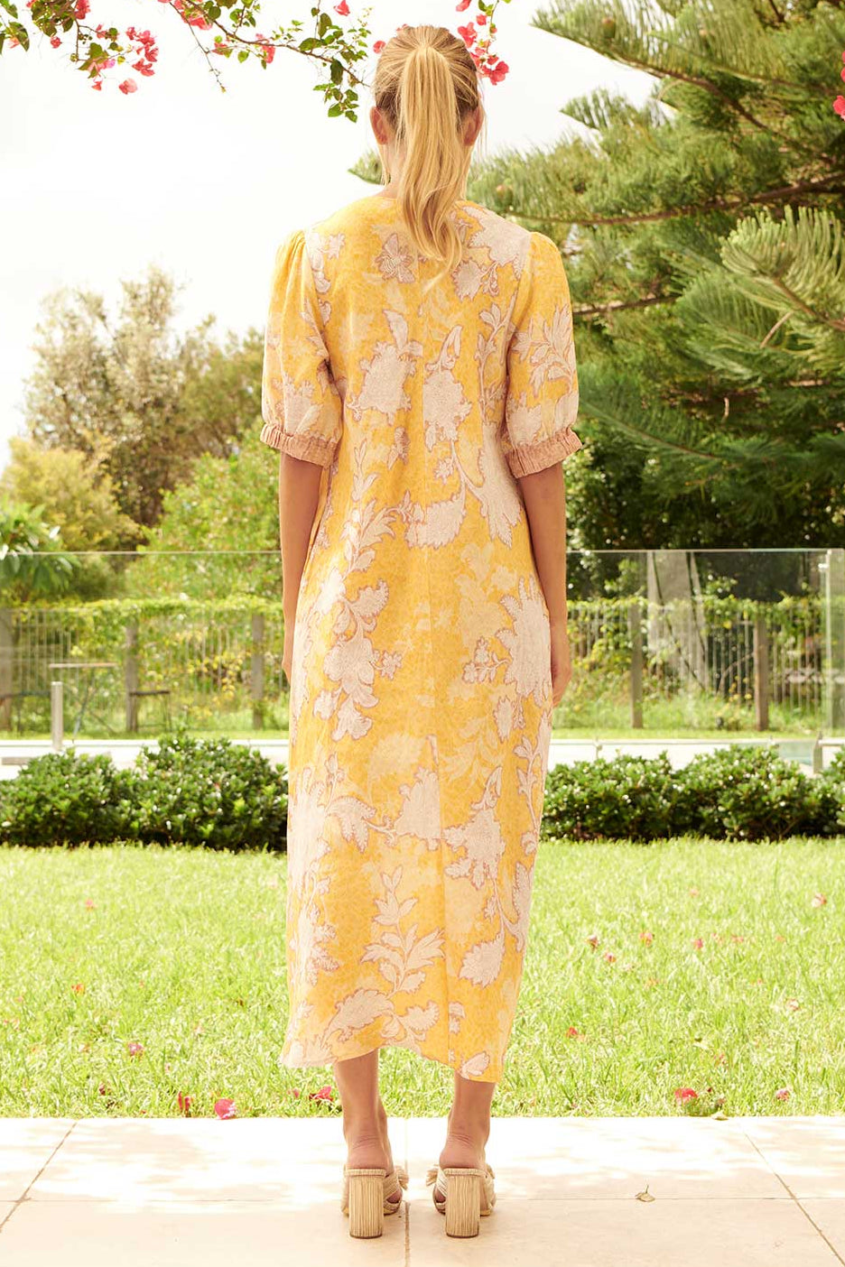 Trish Bumblebee Dress in Saffron Trish Bumblebee Dress in Saffron