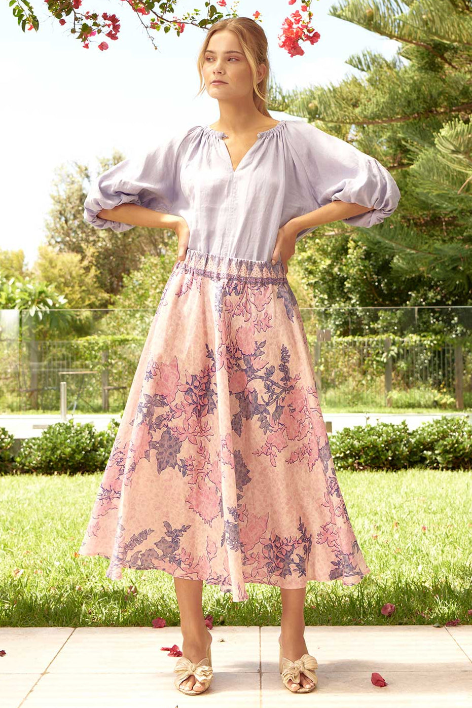 Uma Blouse in Jacaranda Uma Blouse in Jacaranda