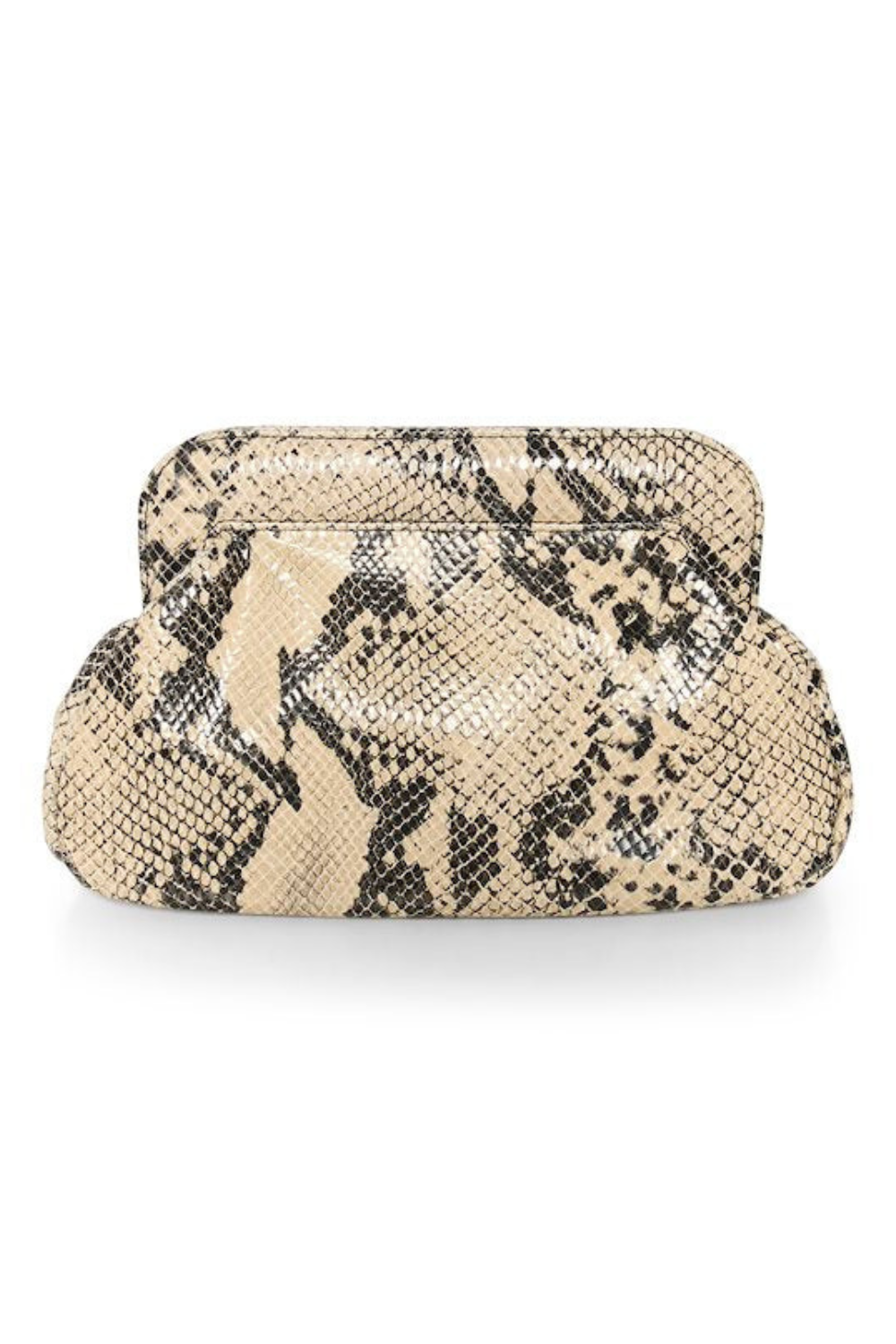 Velina Clutch in Yellow Snake Velina Clutch in Yellow Snake