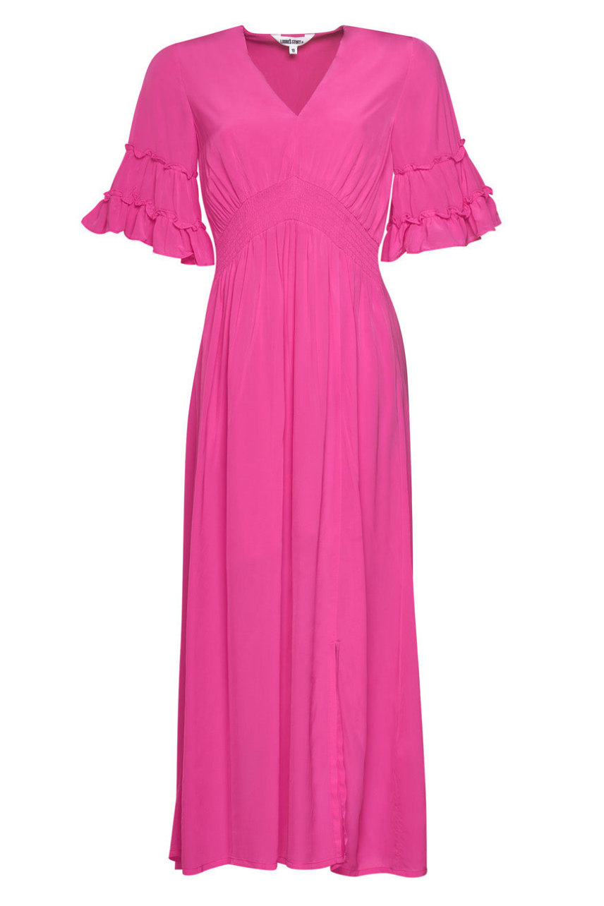 Vinci Midi Dress in Fuchsia Vinci Midi Dress in Fuchsia