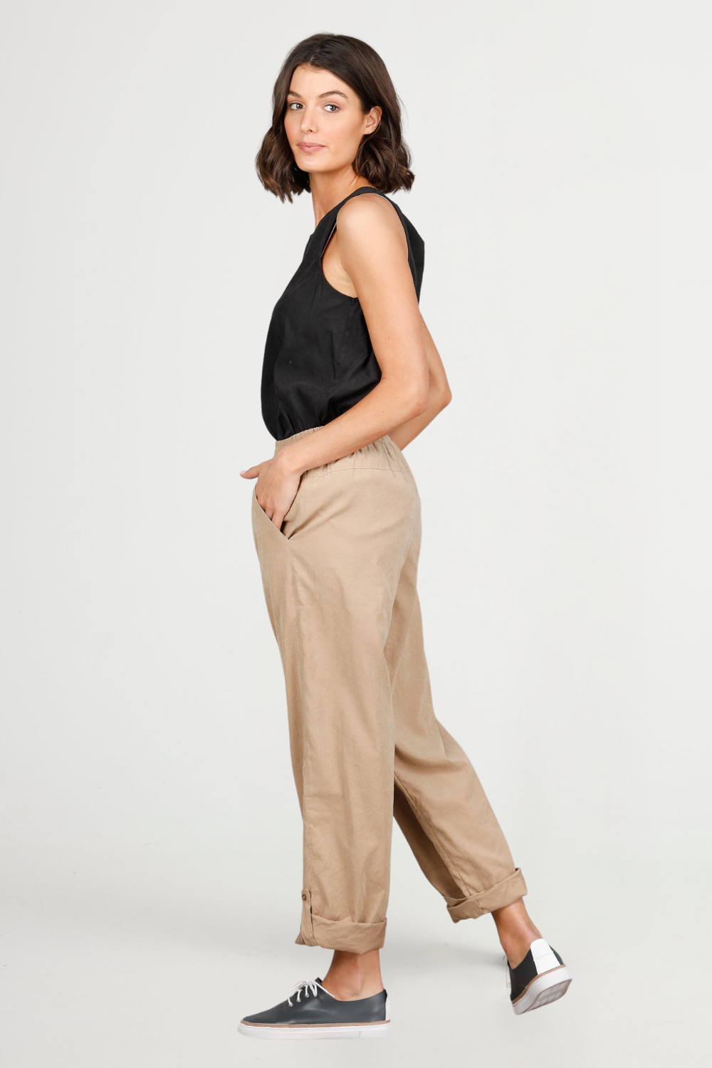 Wonderland Pant in Tan Wonderland Pant in Tan