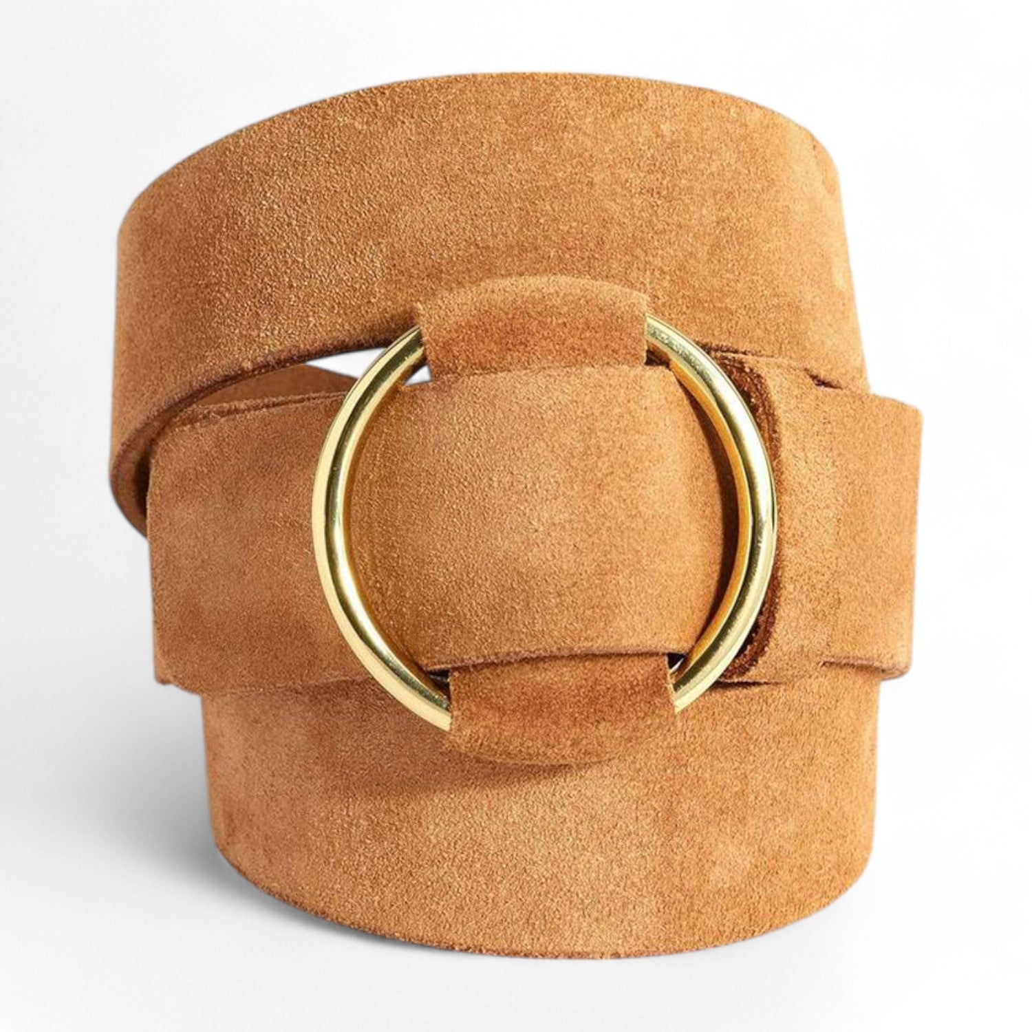 Cleo Tan Suede Leather Belt Cleo Tan Suede Leather Belt