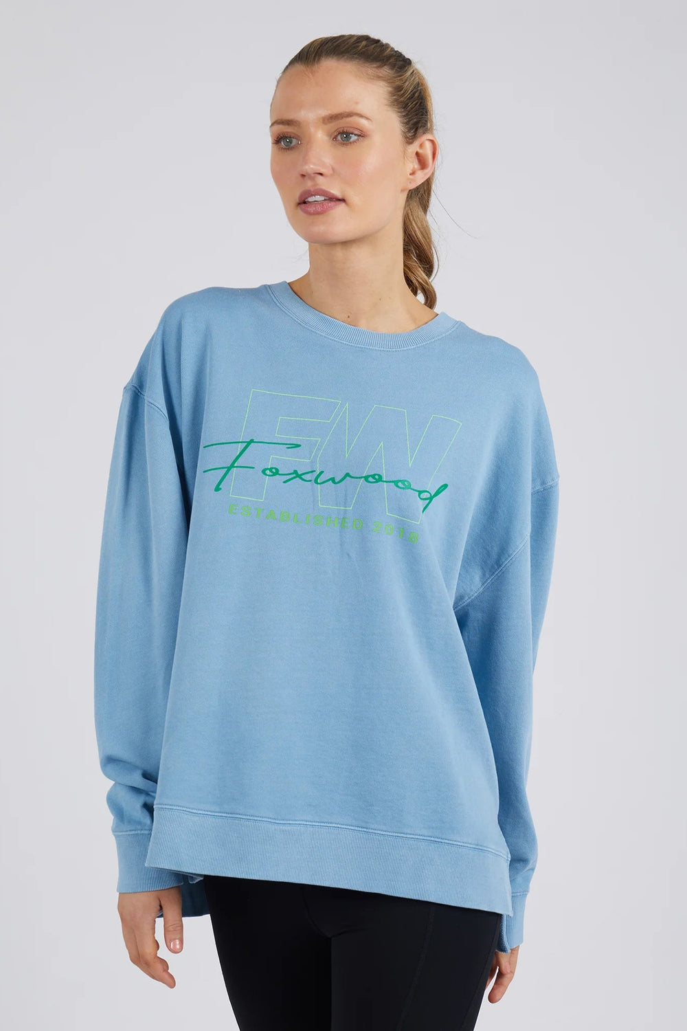Glider Crew in Powder Blue Glider Crew in Powder Blue