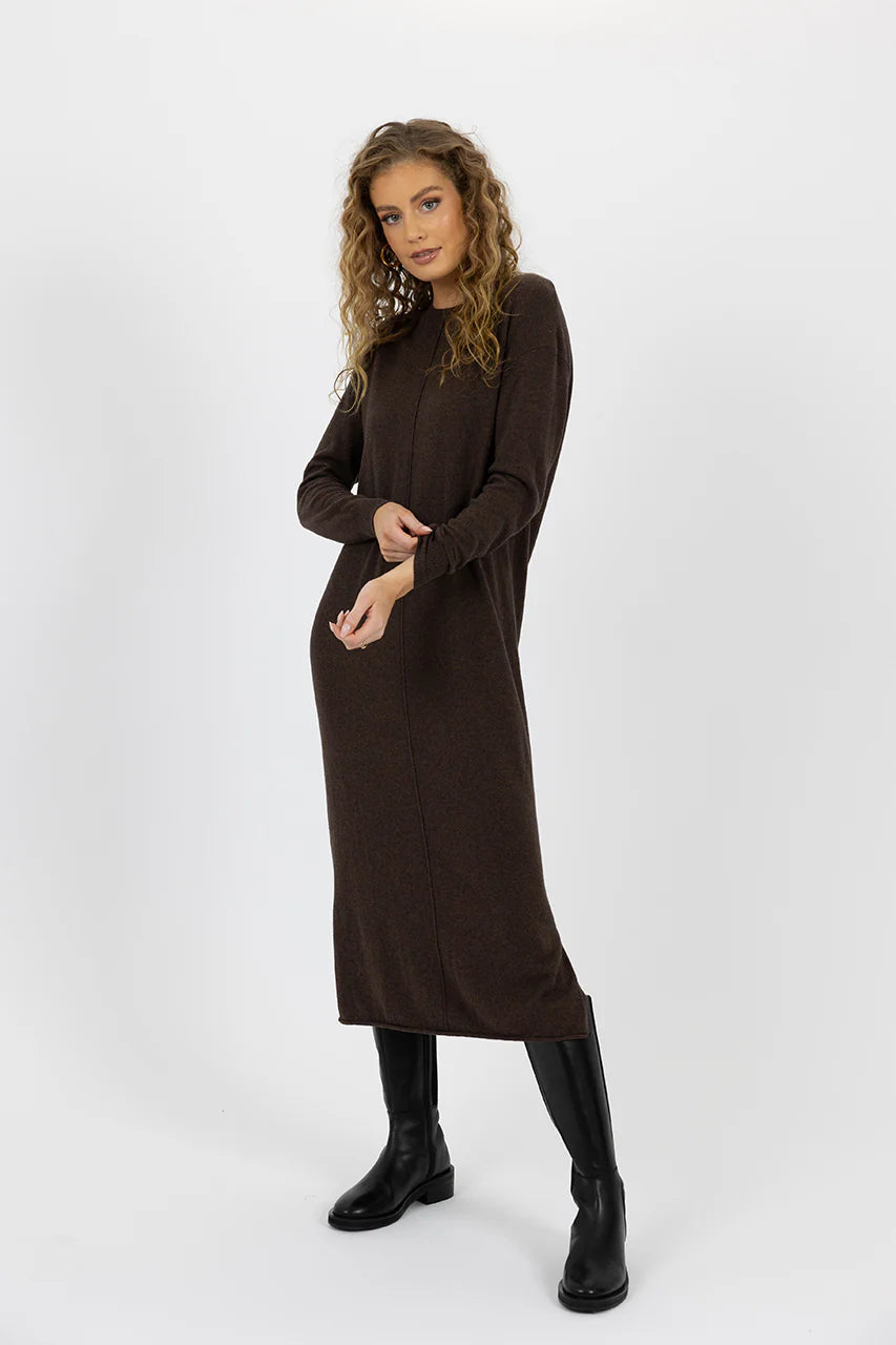 Elena Dress in Espresso Elena Dress in Espresso