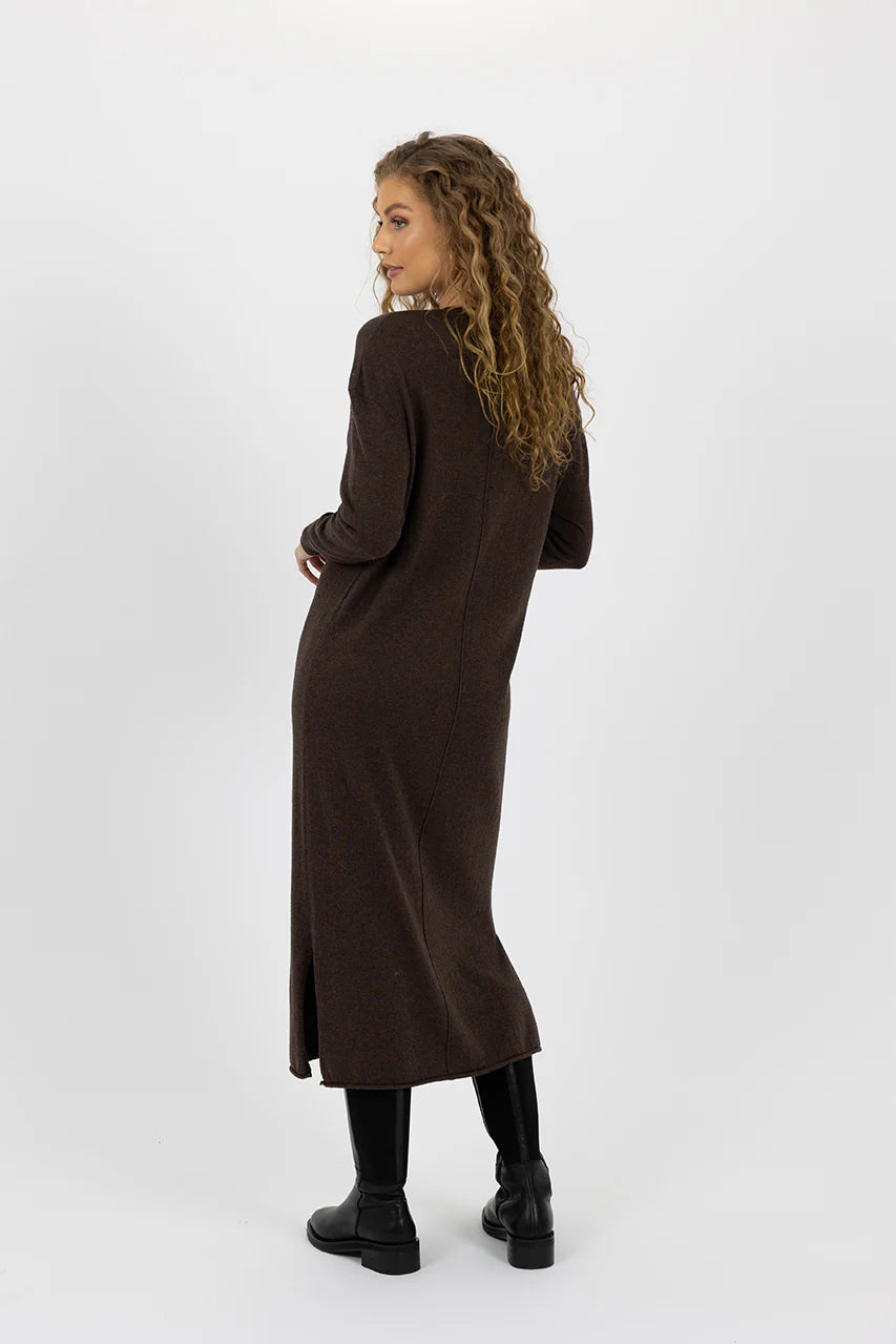 Elena Dress in Espresso Elena Dress in Espresso