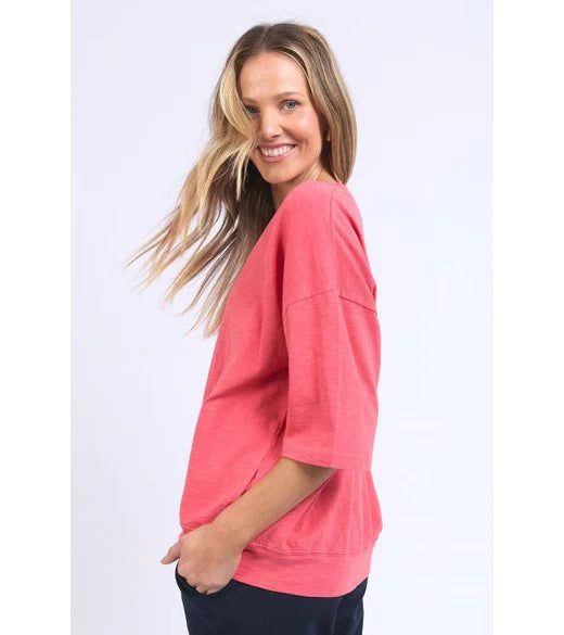 Mazie Vee Neck in Watermelon Crush Mazie Vee Neck in Watermelon Crush