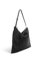ELSHAM BOUTIQUE Mini Chopalopagus black lamb leather shoulder bag with brass hardware and adjustable strap